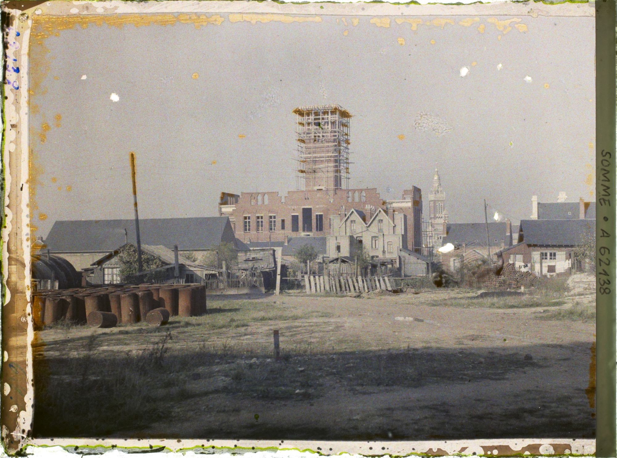 Image représentant Somme, Albert, Travaux de reconstruction de l'Hôtel de Ville