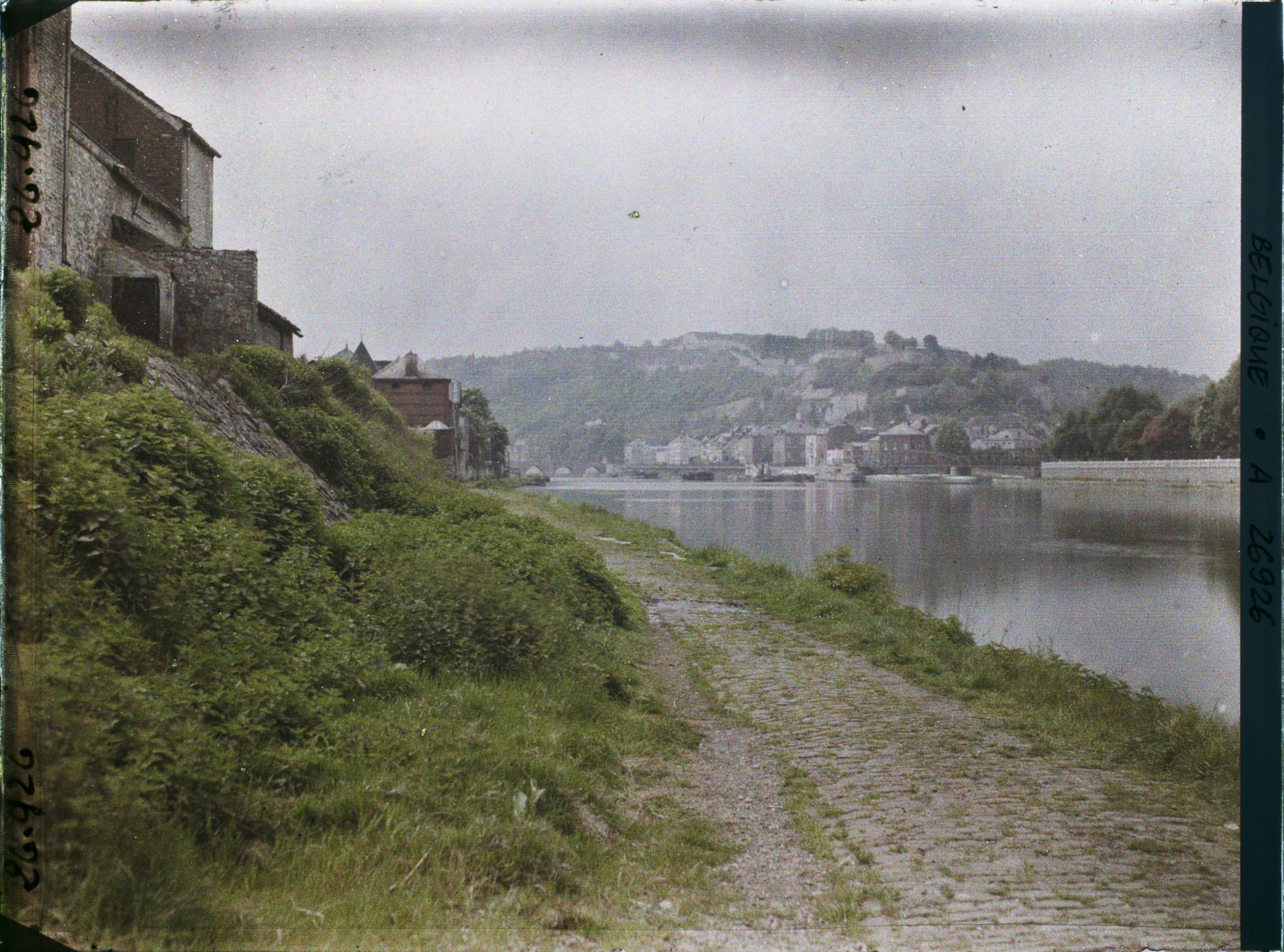 Image représentant Belgique, Namur, Occupation française, Paysage vers le Confluent de la Sambre et de la Meuse