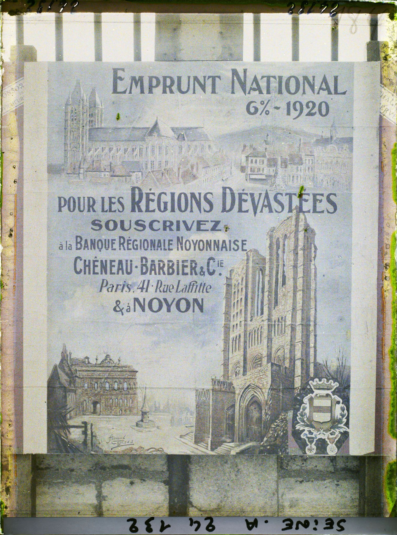 Image représentant Affiche pour l'emprunt national de 1920, Banque régionale noyonnaise