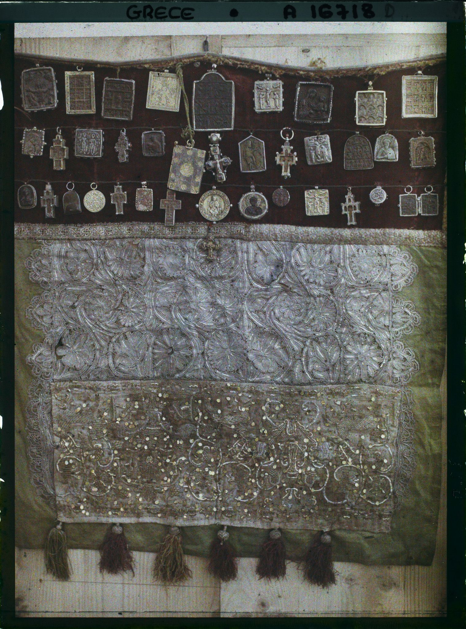 Image représentant Turquie, Mont Athos, Vatopédi, Le tablier de la Vierge