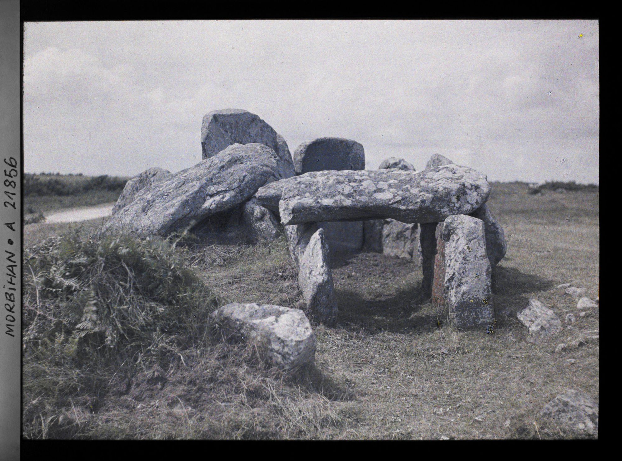 Image représentant Le dolmen à couloir de Kermario