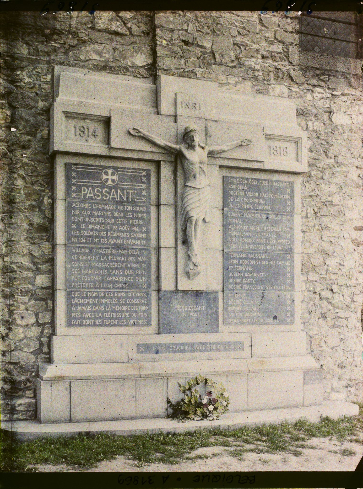Image représentant Belgique, Hastière, Monument des fusillés du 3 août 1914