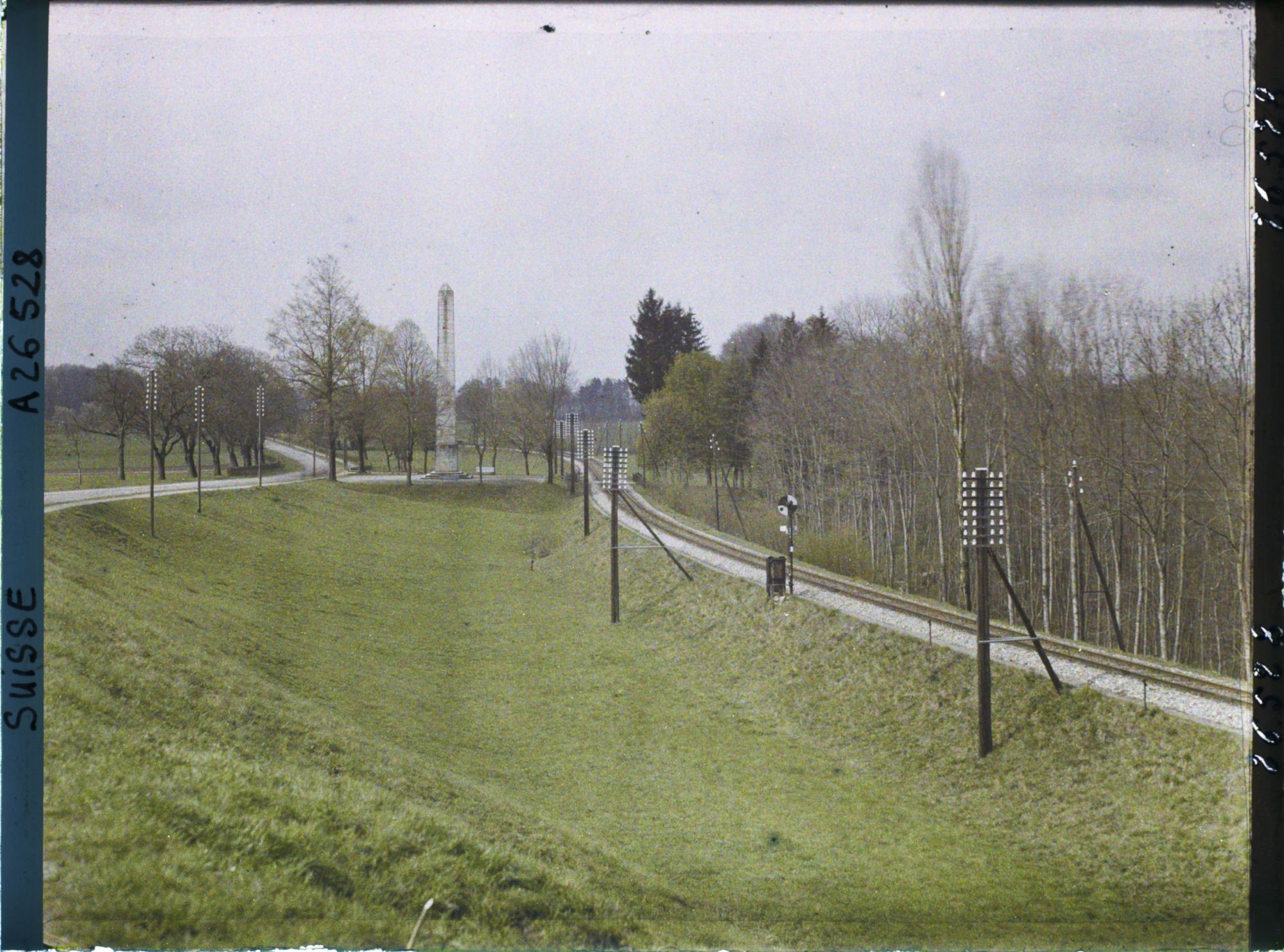 Image représentant L'obélisque de Meyrier commémorant la Bataille de Morat