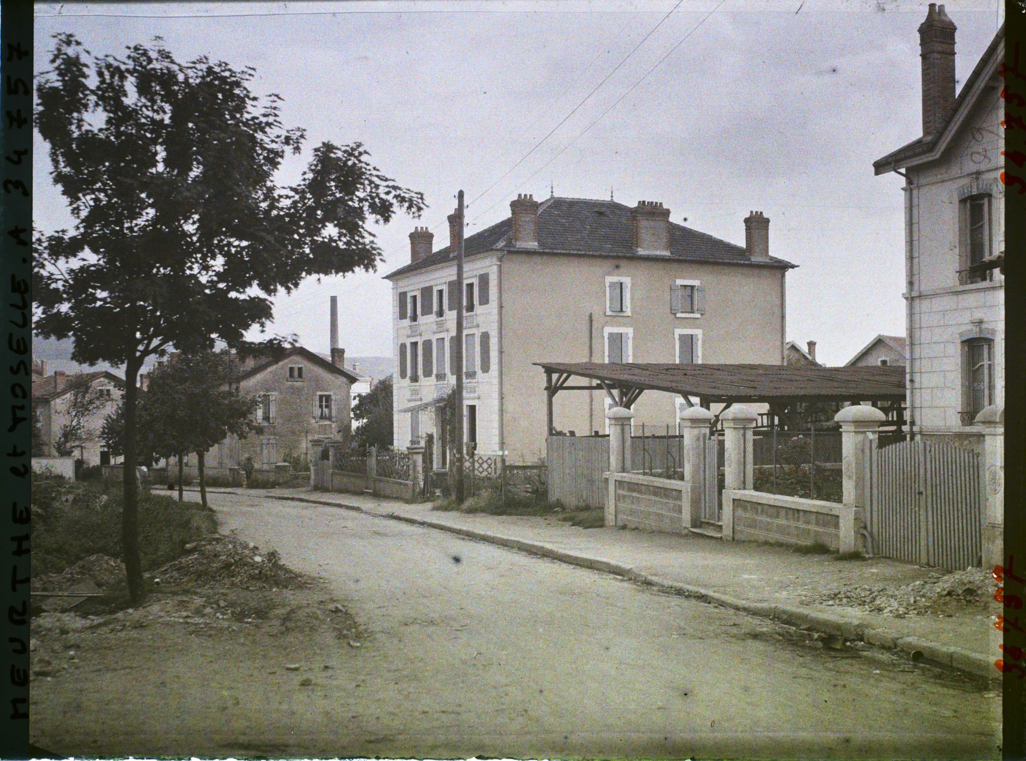 Image représentant France, Pagny s/ Moselle, Reconstructions rue de Strasbourg