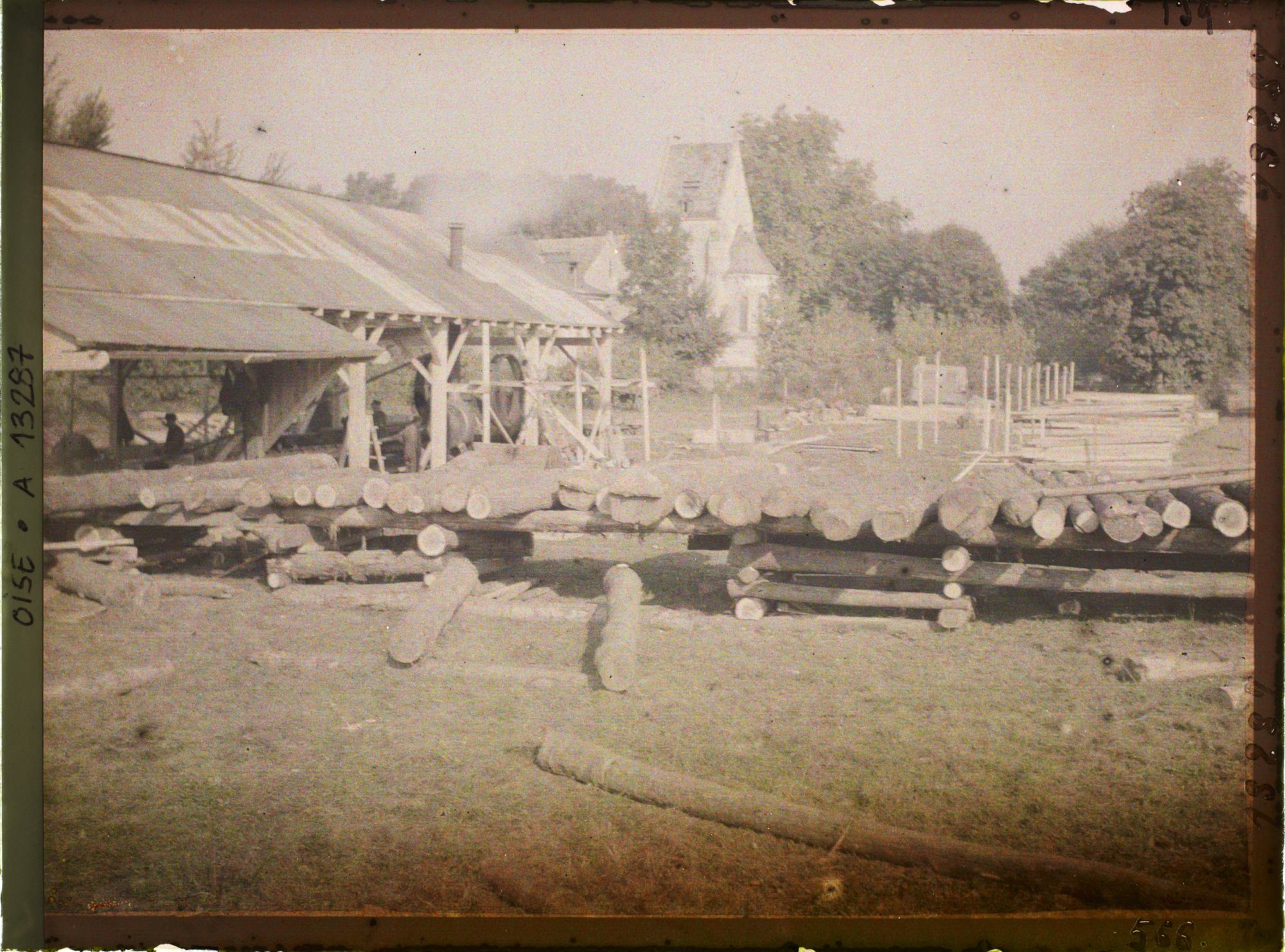 Image représentant France, Quesmy, Exploitation forestière