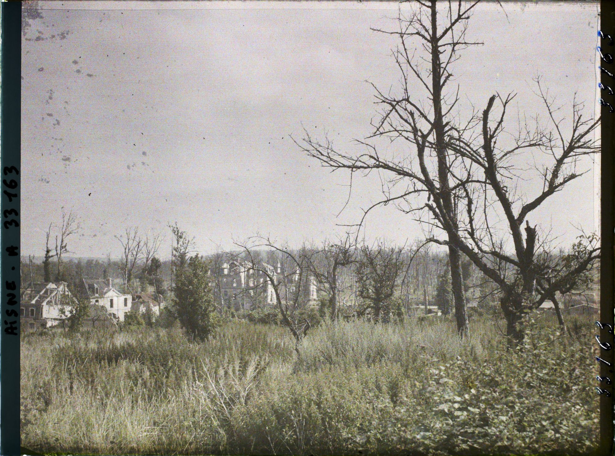 Image représentant France, Pinon, Panorama vers le Château