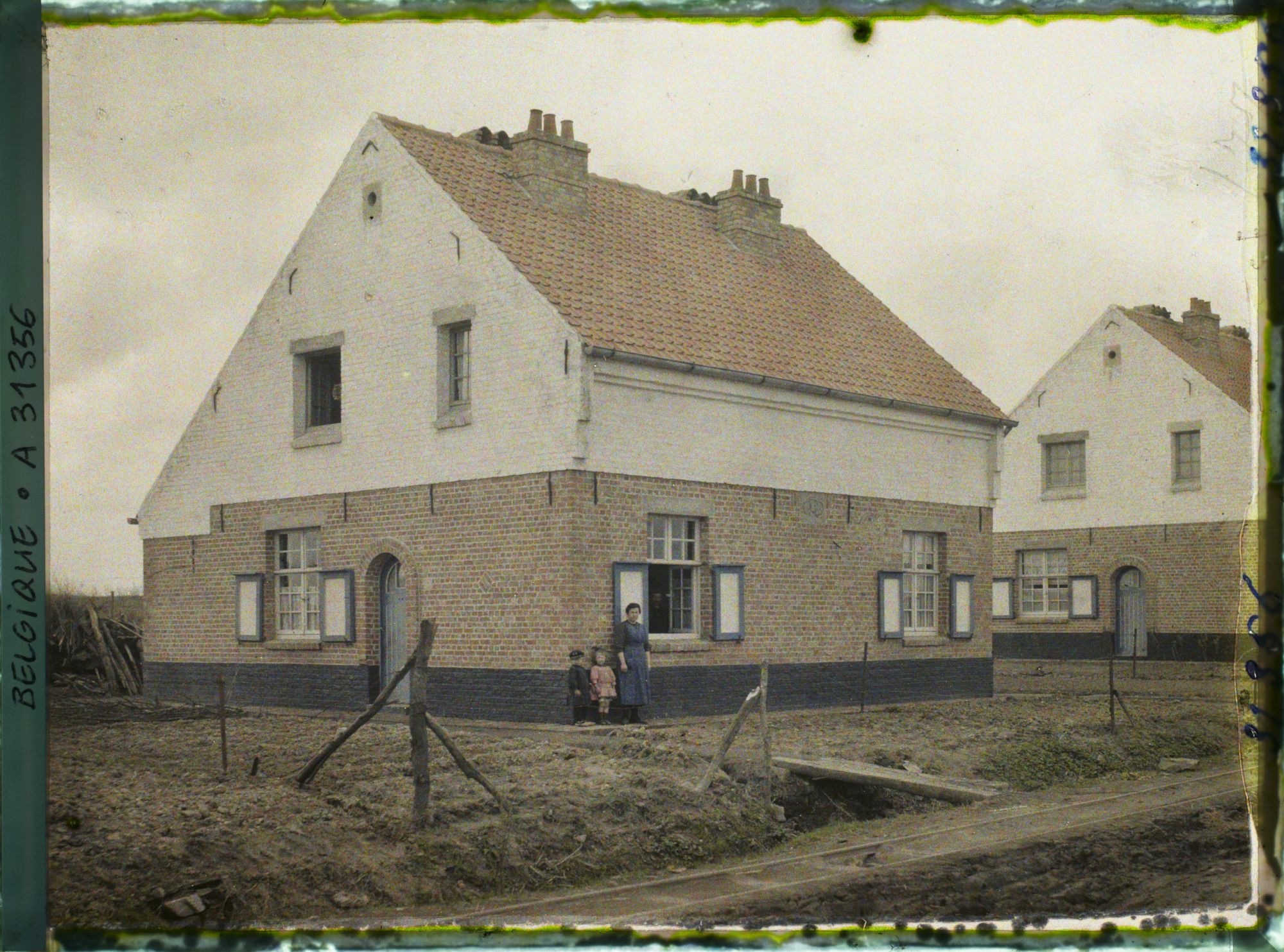 Image représentant Belgique, Moorslede, Type d'une maison de la Cité ouvrière
