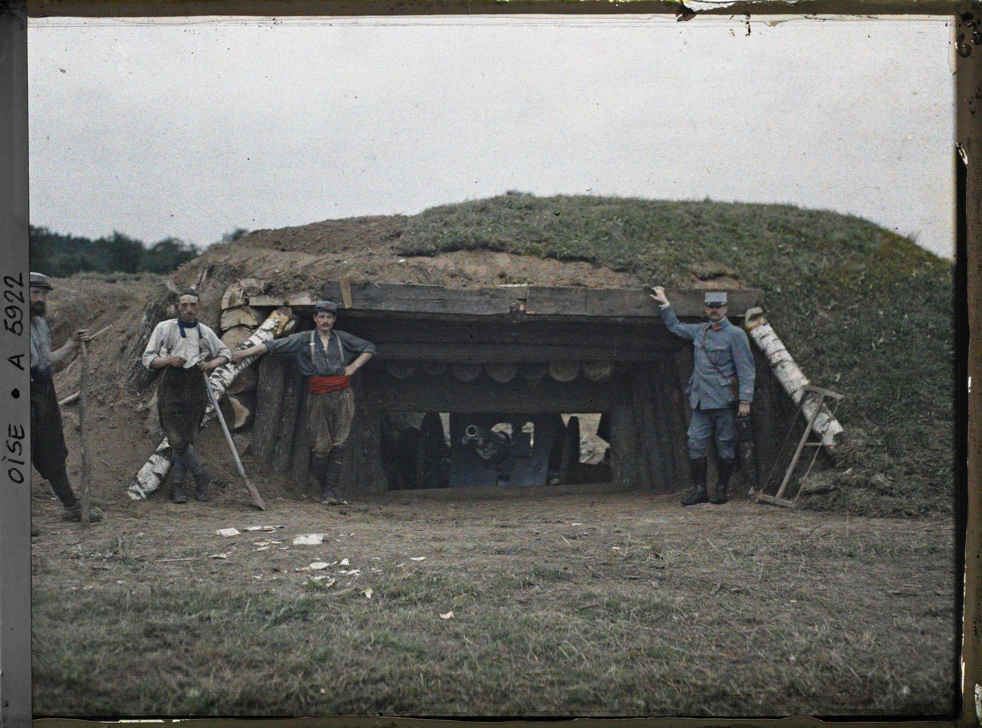 Image représentant Pièce de 75 sous casemate à Gury