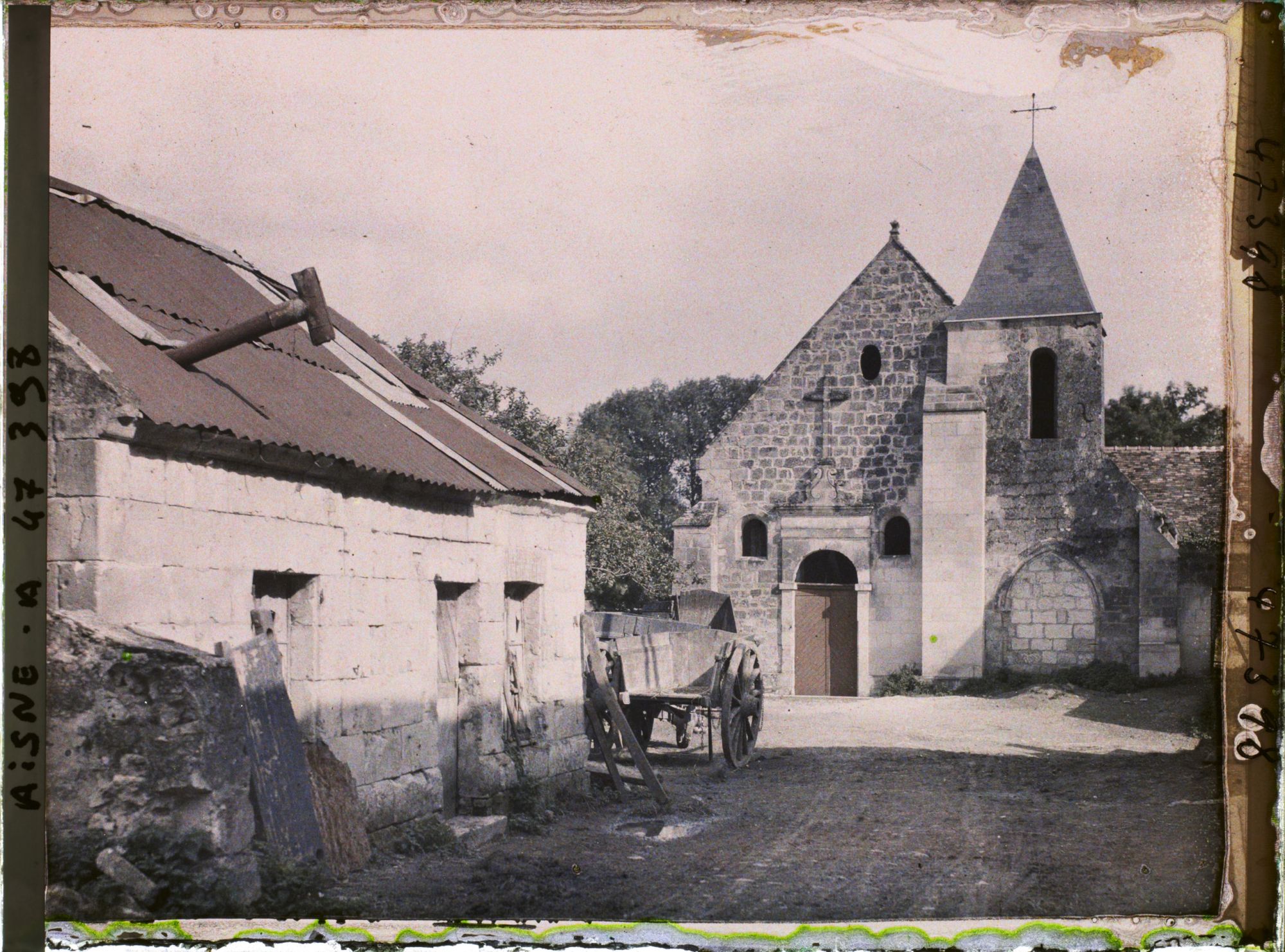 Image représentant France, Cys-la-Commune, L'Eglise restaurée