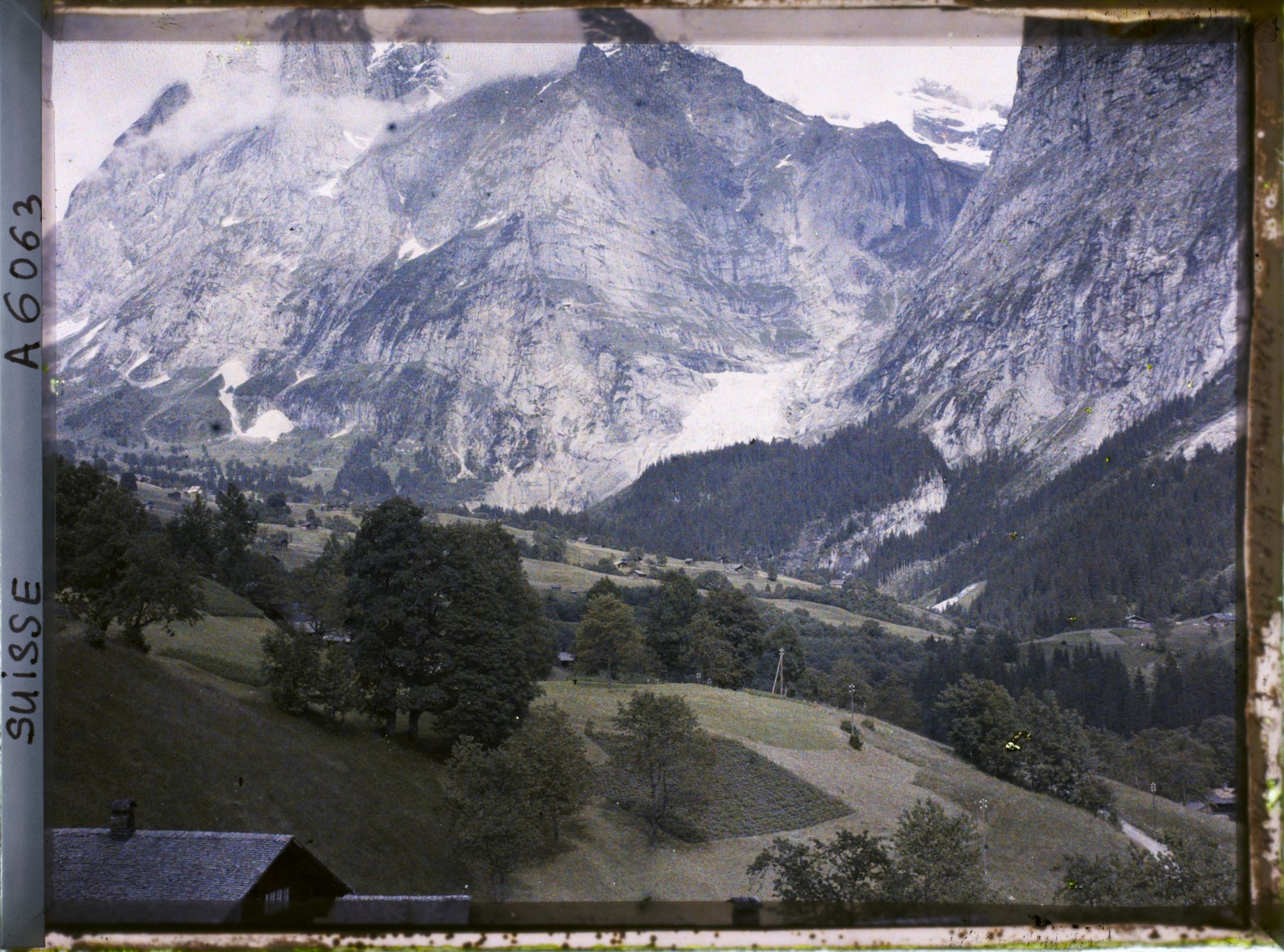Image représentant Grindelwald, le Wetterhorn et le glacier de Grindelwald