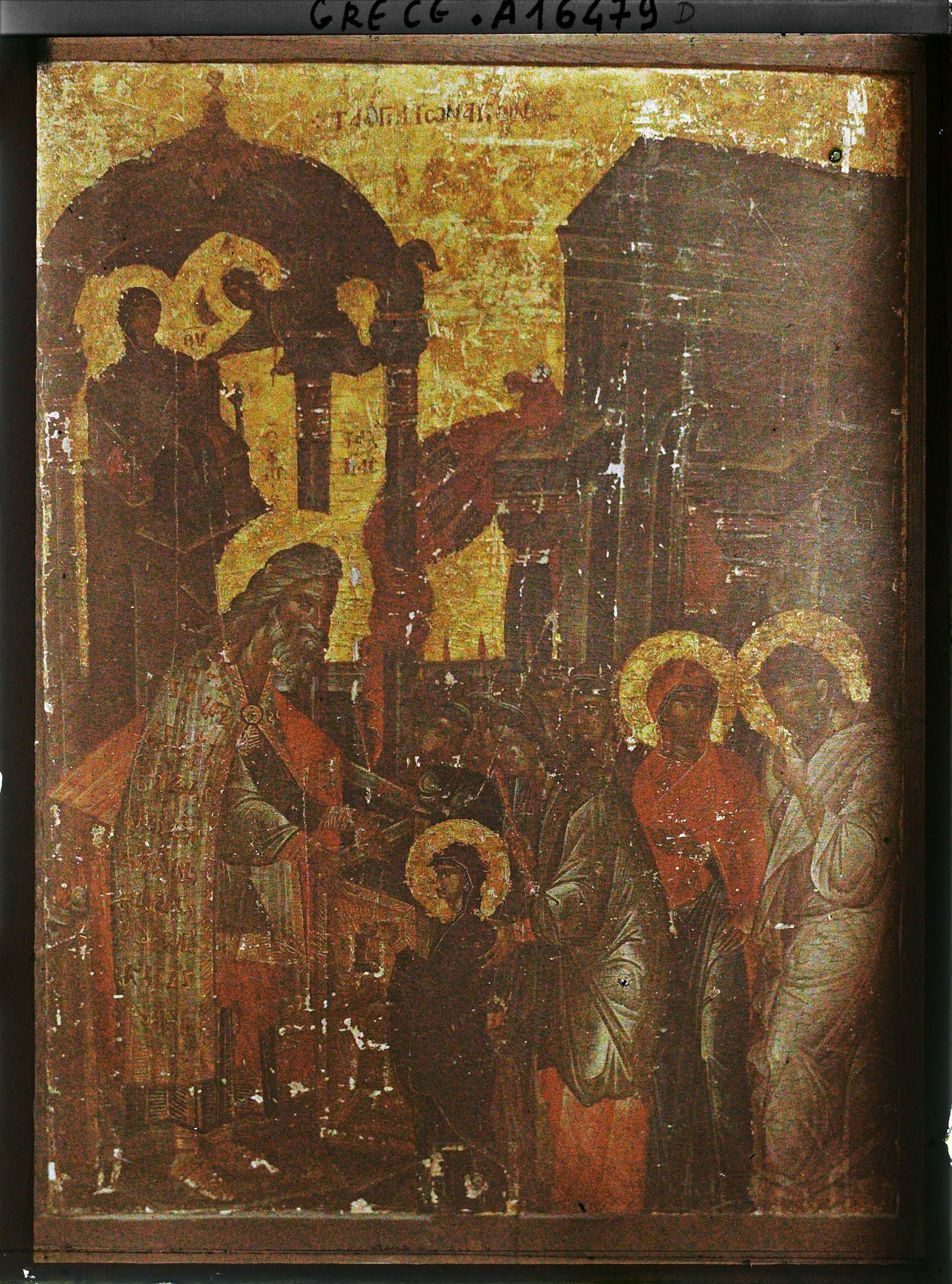 Image représentant Turquie, Hilendar, Icône Popskaia - Présentation de la Vierge au Temple