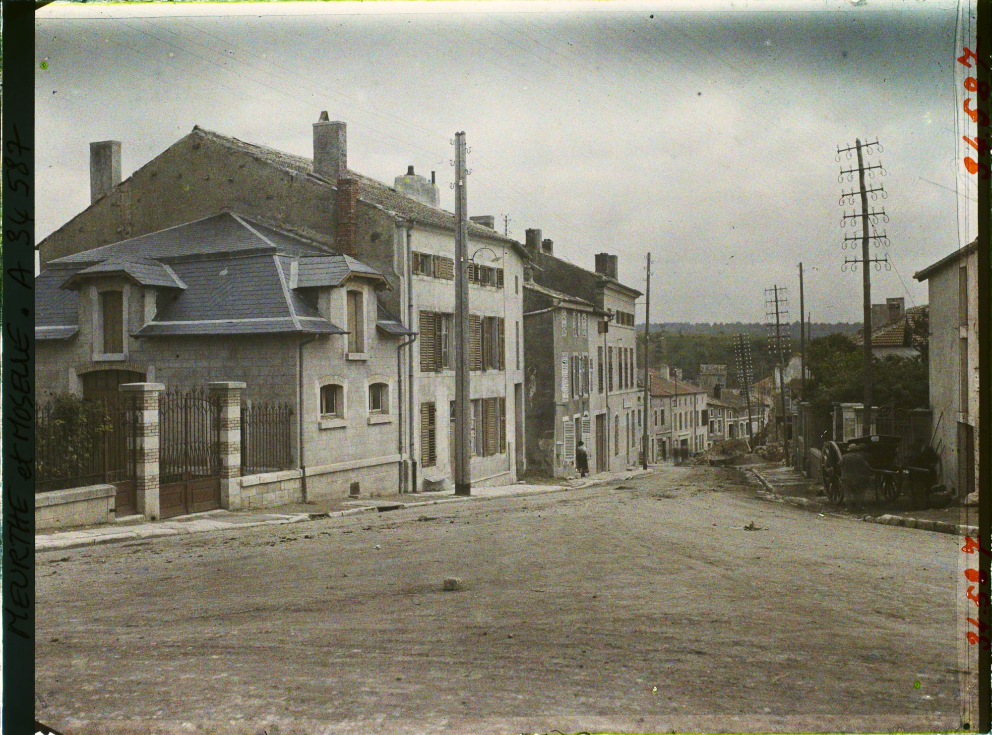Image représentant France, Thiaucourt, Reconstructions rue de Jaulmy
