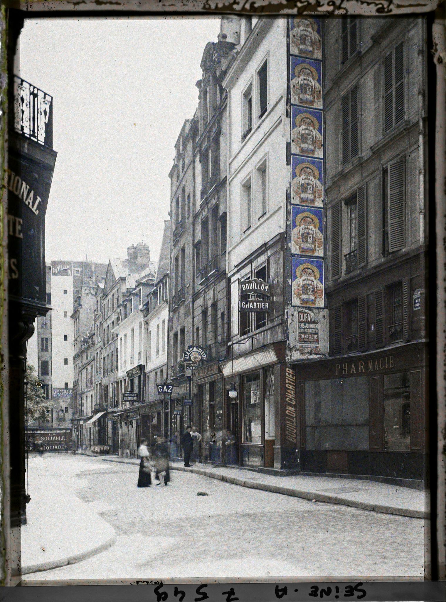 Image représentant La rue Gozlin, vue de la rue Bonaparte