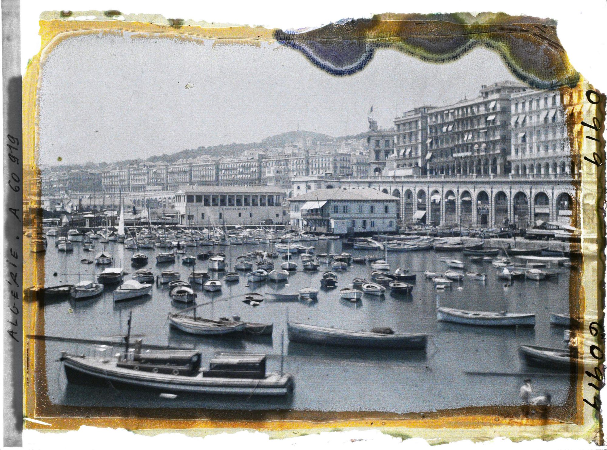 Image représentant La darse de l'Amirauté, la direction du port et le Rowing (club nautique)