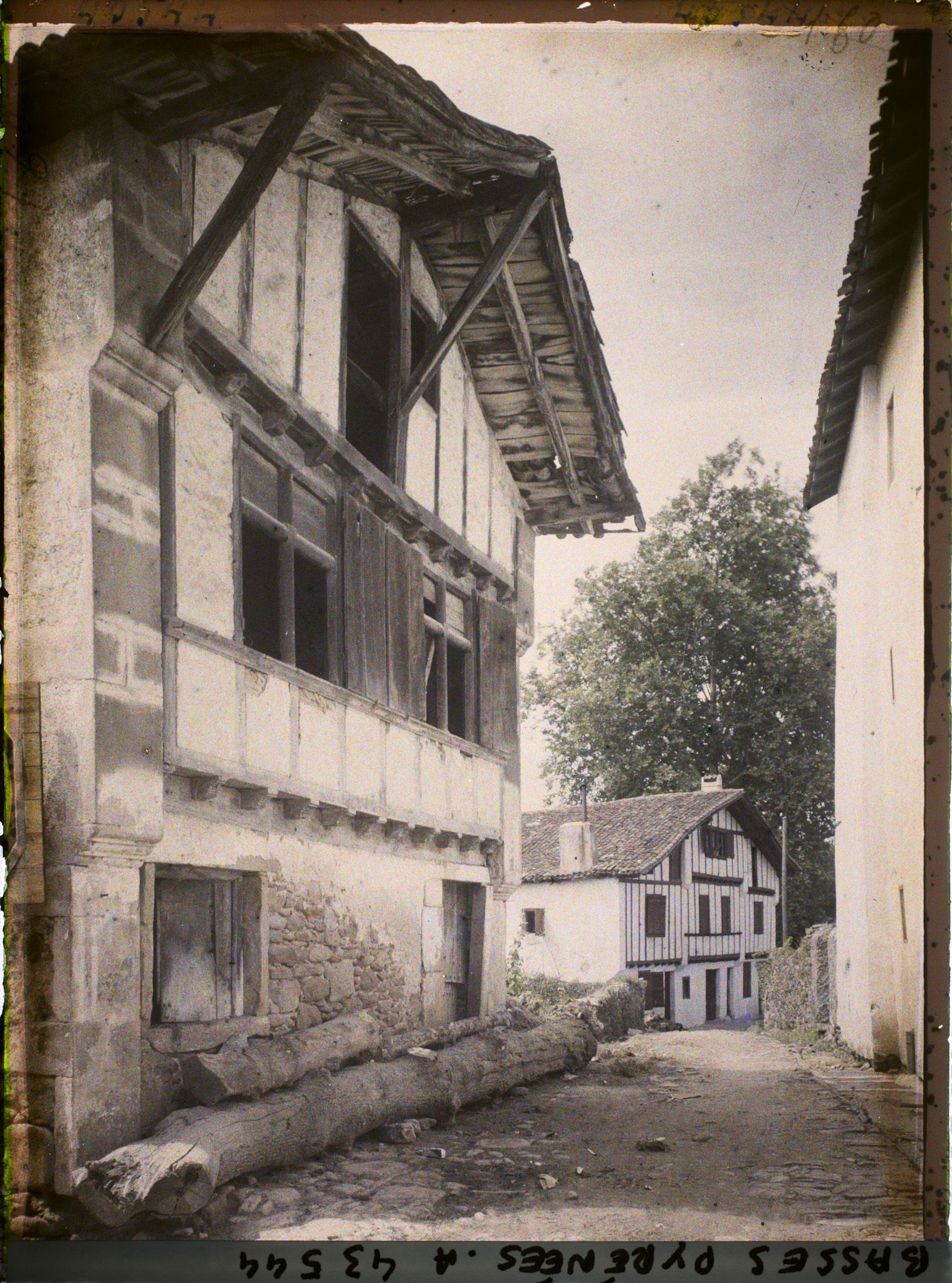 Image représentant France, Ascain, Vieilles Maisons