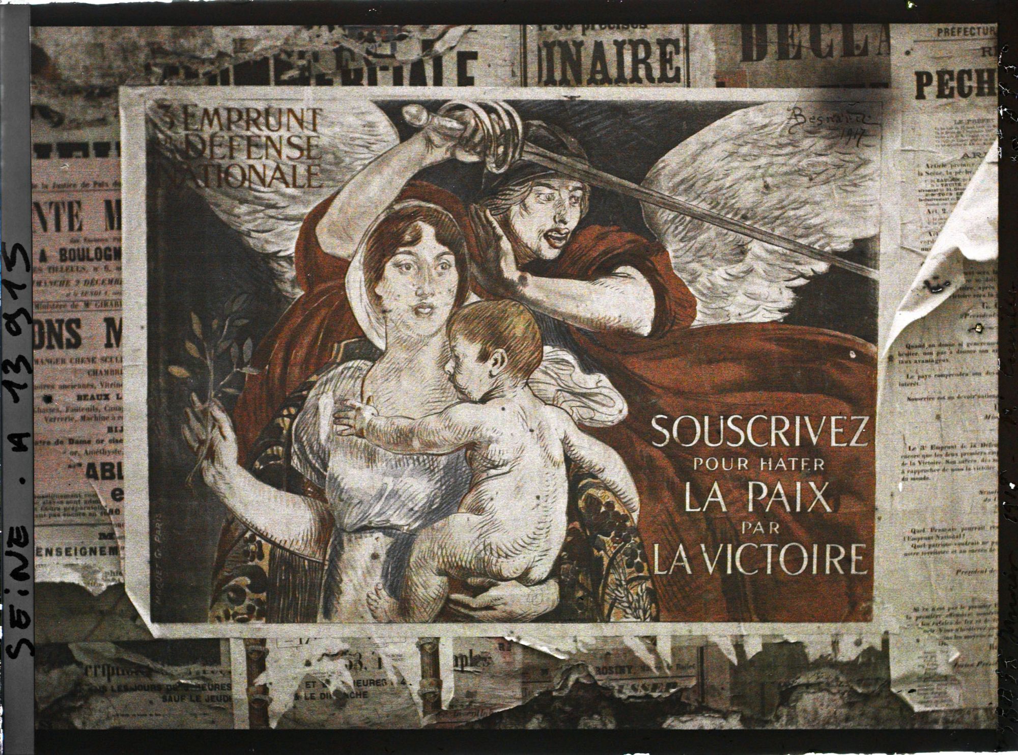 Image représentant Affiche du 3ème emprunt de la défense nationale (lancé en novembre 1917)