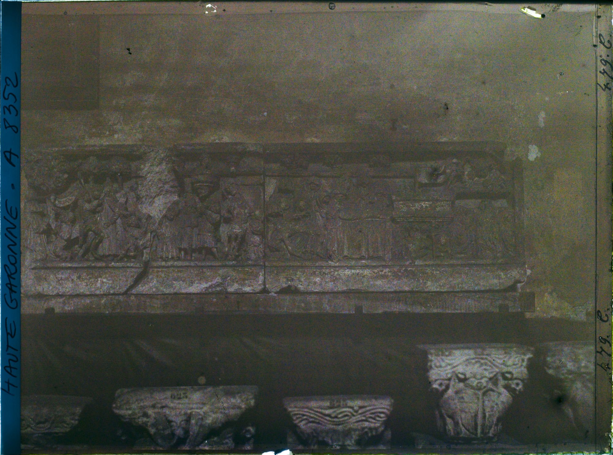 Image représentant Bas-relief polychrome au musée des Augustins