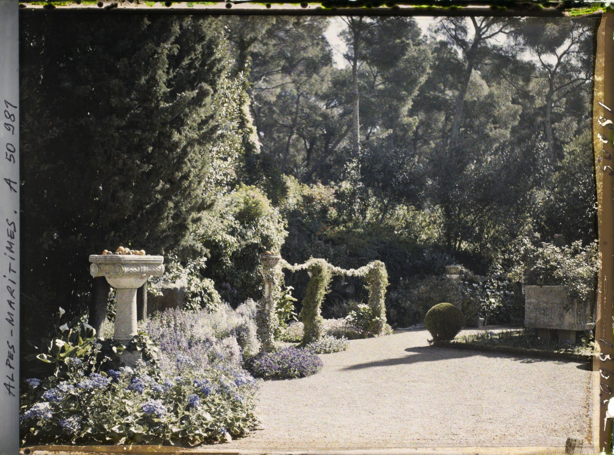 Image représentant Eléments d'architecture ornant un espace du jardin de la villa Cypris