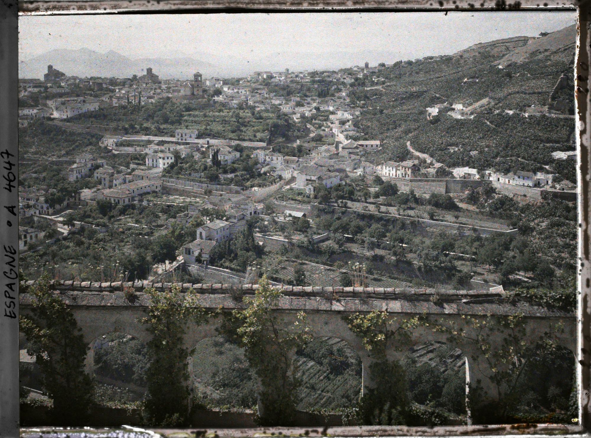 Image représentant Panorama du quartier de l'Albaicín depuis le Generalife