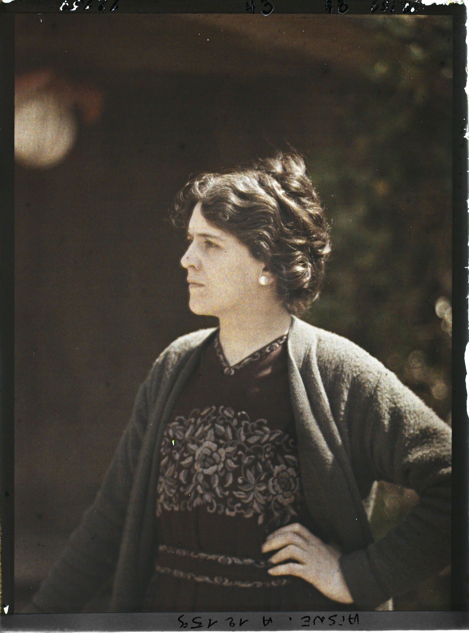 Image représentant Mademoiselle Delvair de la Comédie française au Théâtre des Armées