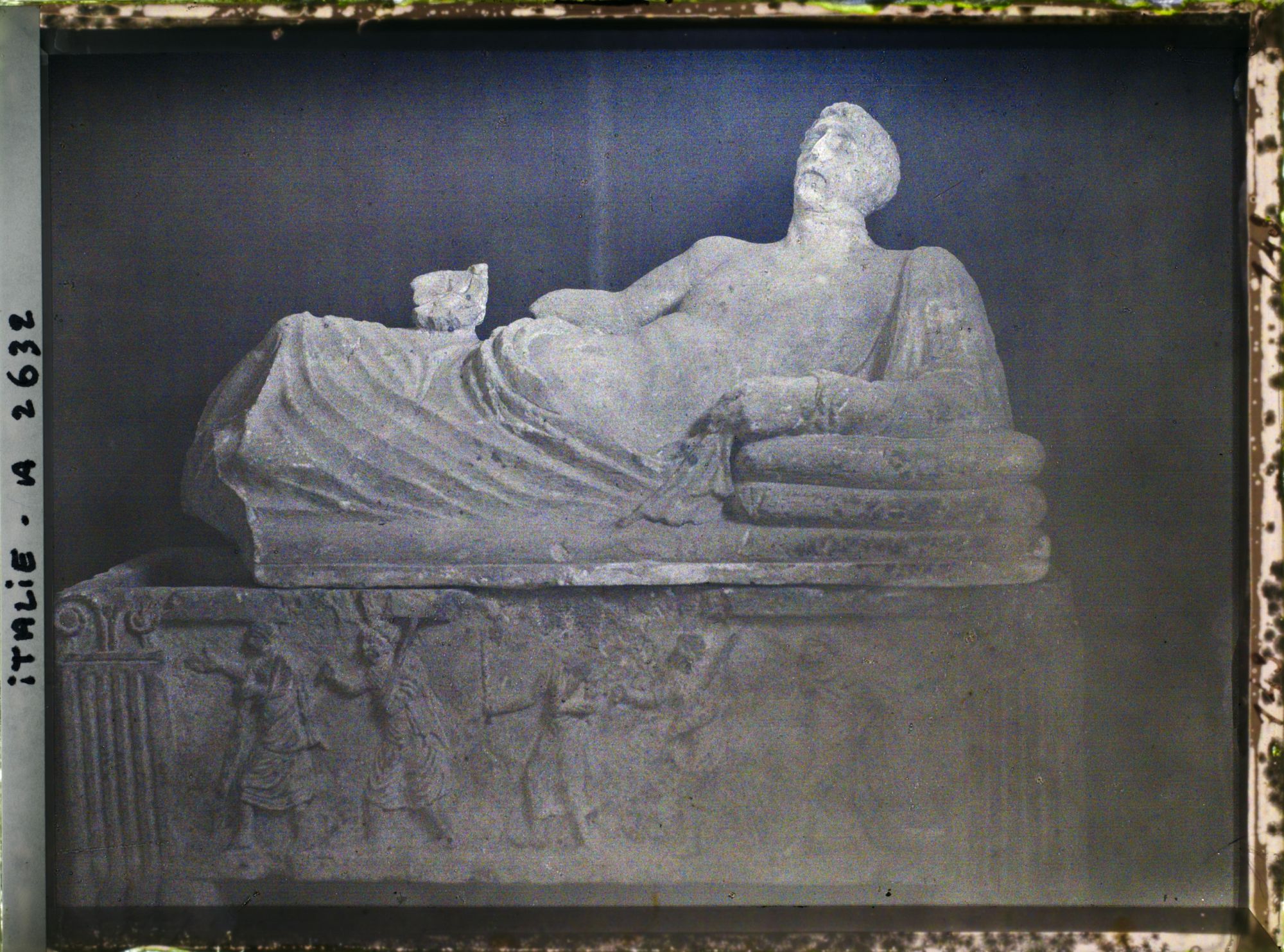 Image représentant Sarcophage étrusque au musée Guarnacci