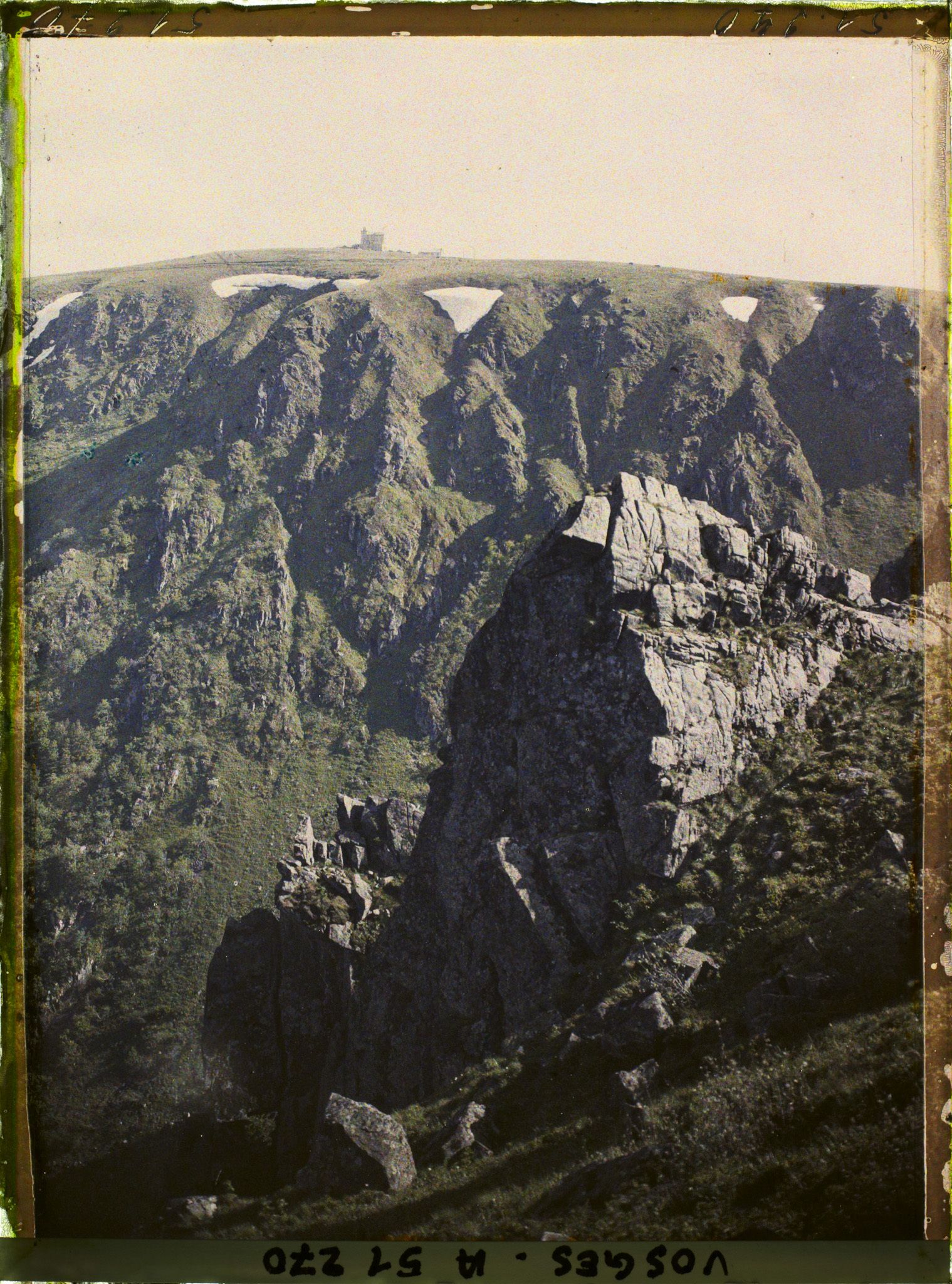 Image représentant Alsace, Honhneck, Le Honheck vu des rochers du Frenkental