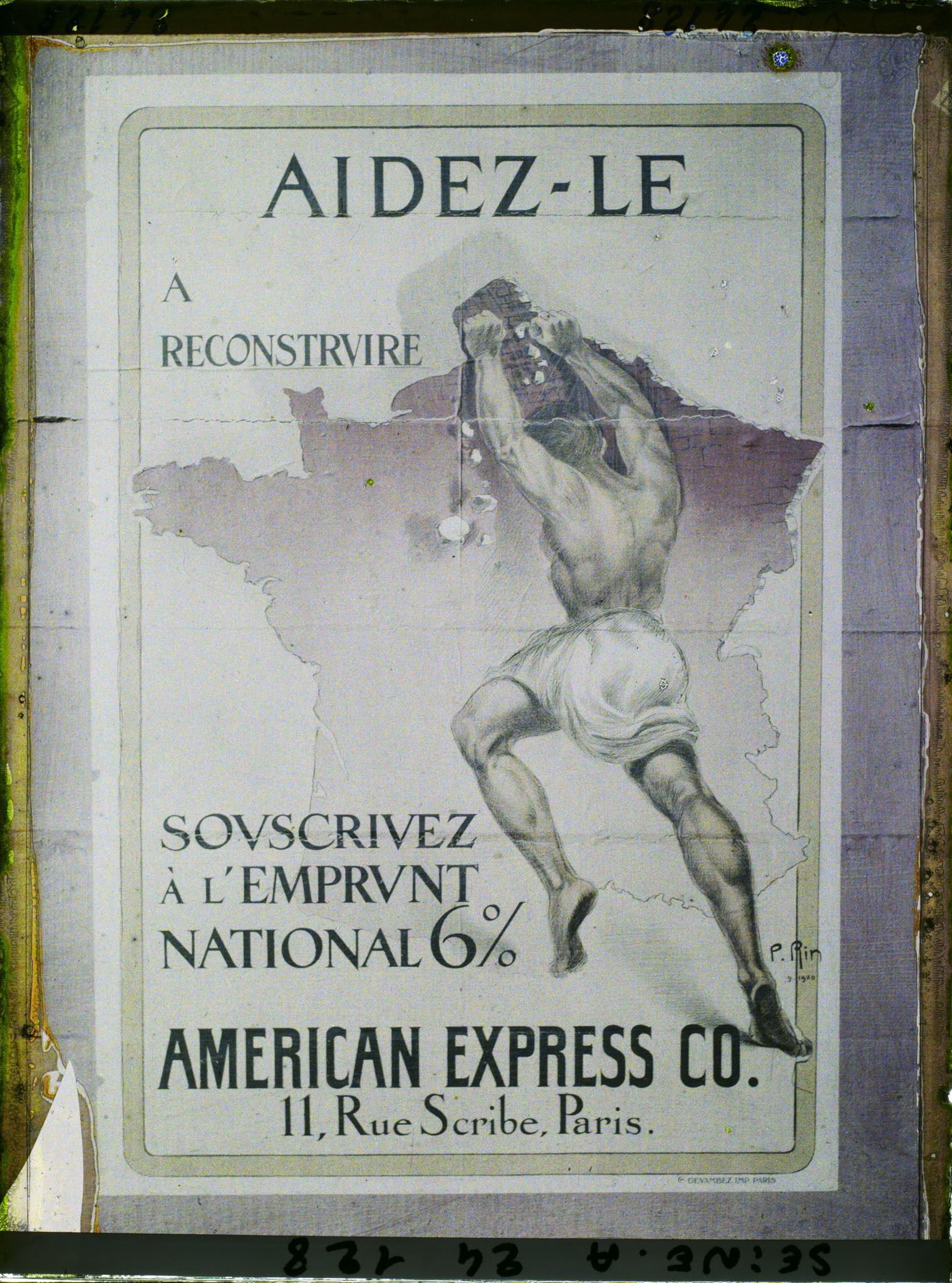 Image représentant Affiche pour l'emprunt national de 1920, American Express Co