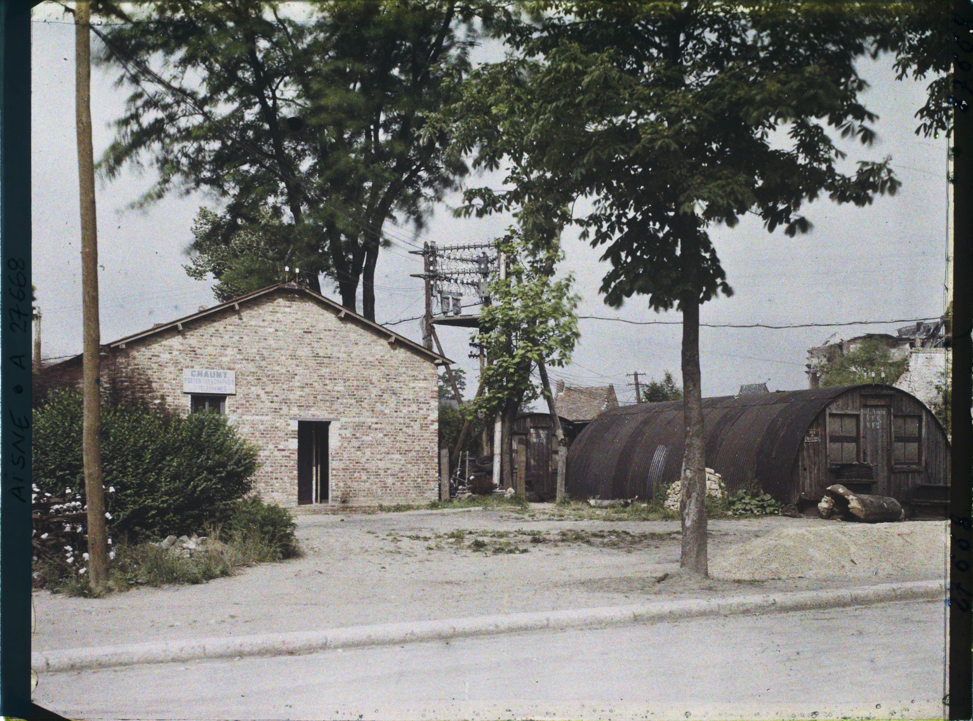 Image représentant France, Chauny, La Poste provisoire