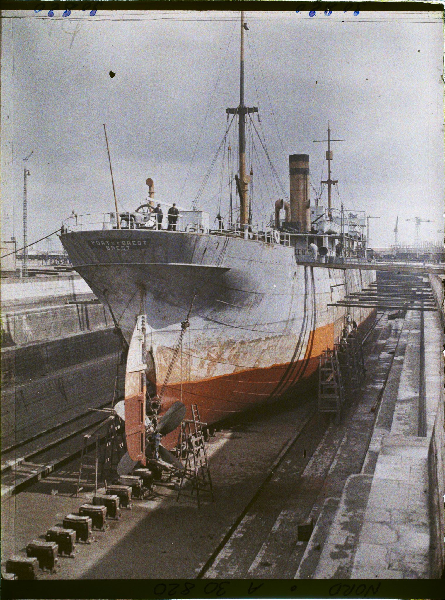 Image représentant France, Dunkerque, Navires en Cale Sèche