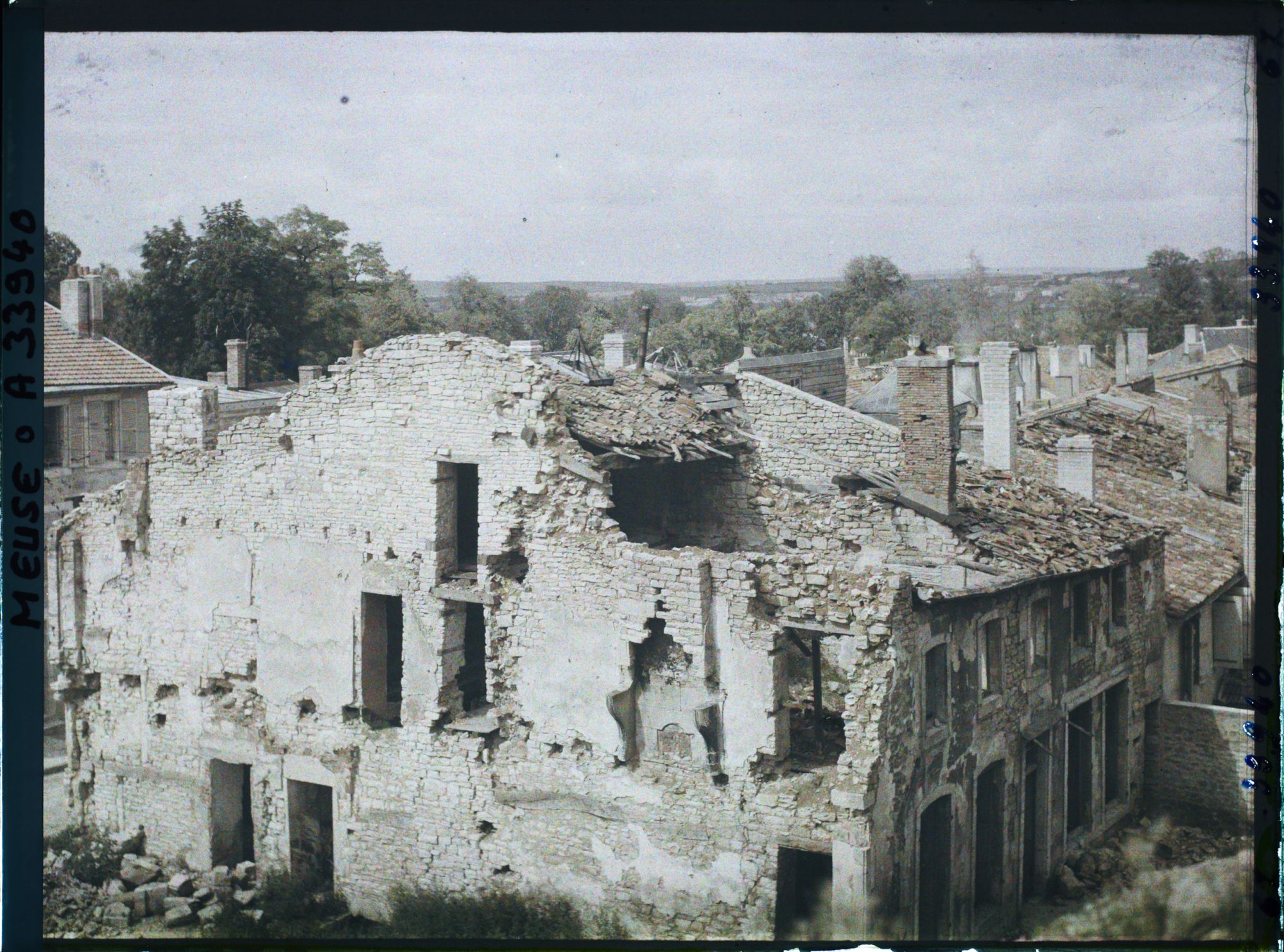 Image représentant France, Verdun, Ruines Rue Montgauld