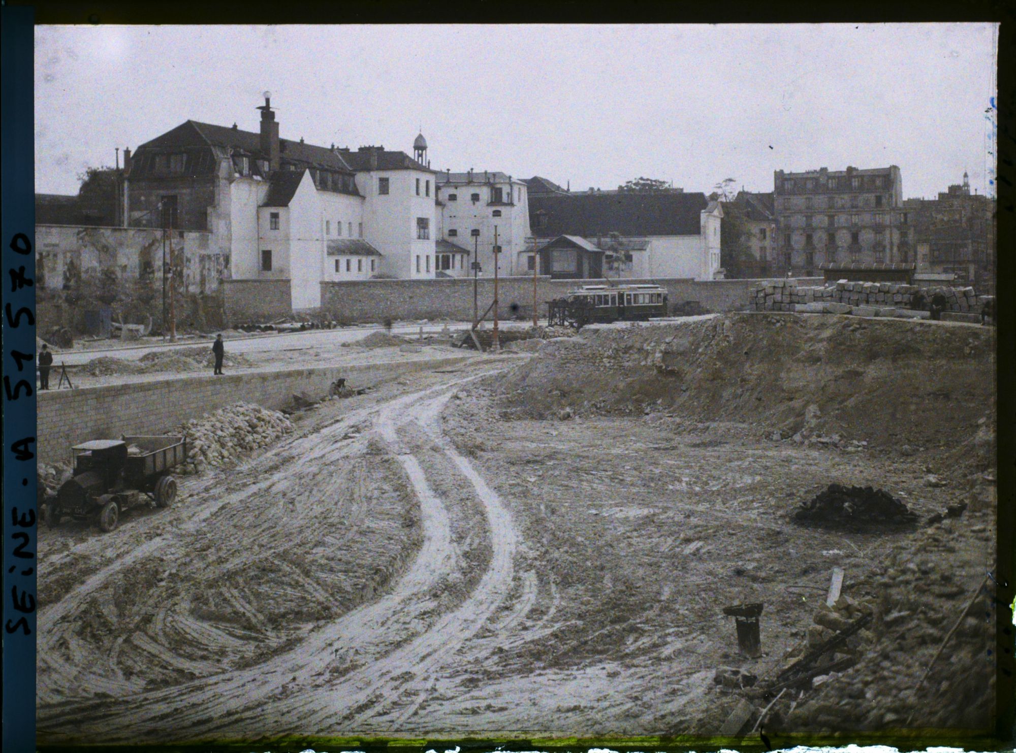 Image représentant Travaux d'agrandissement de la gare de l'Est, rue du Faubourg Saint-Martin