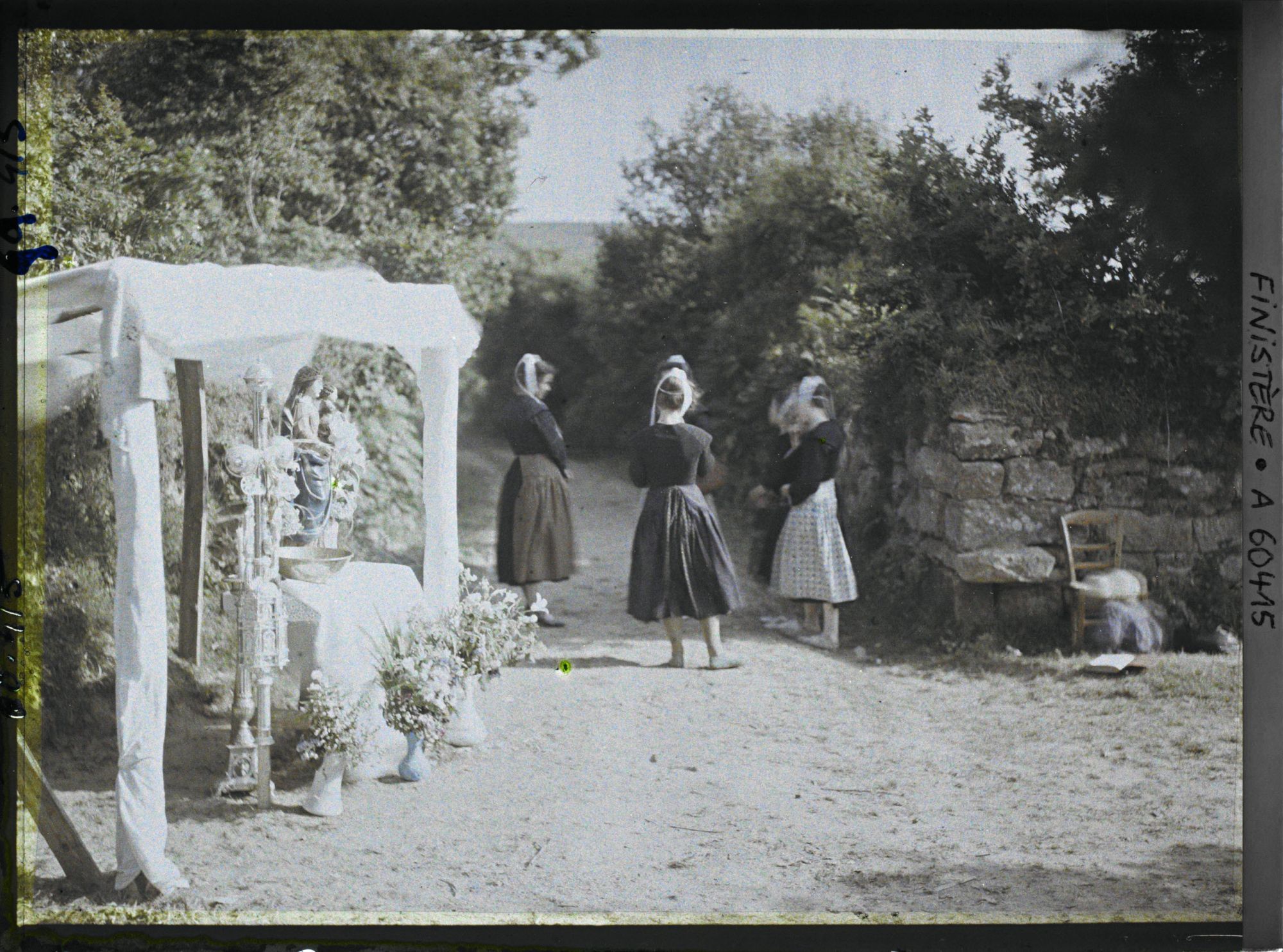 Image représentant Le reposoir de Notre-Dame de Kergoat sur le parcours de la Grande Troménie