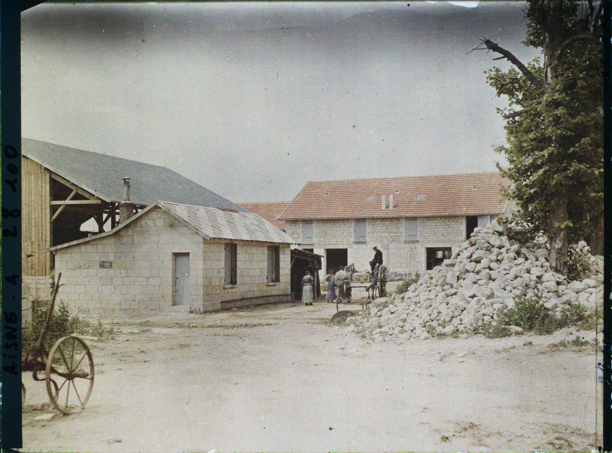 Image représentant France, Fontenoy, Ferme reconstruite