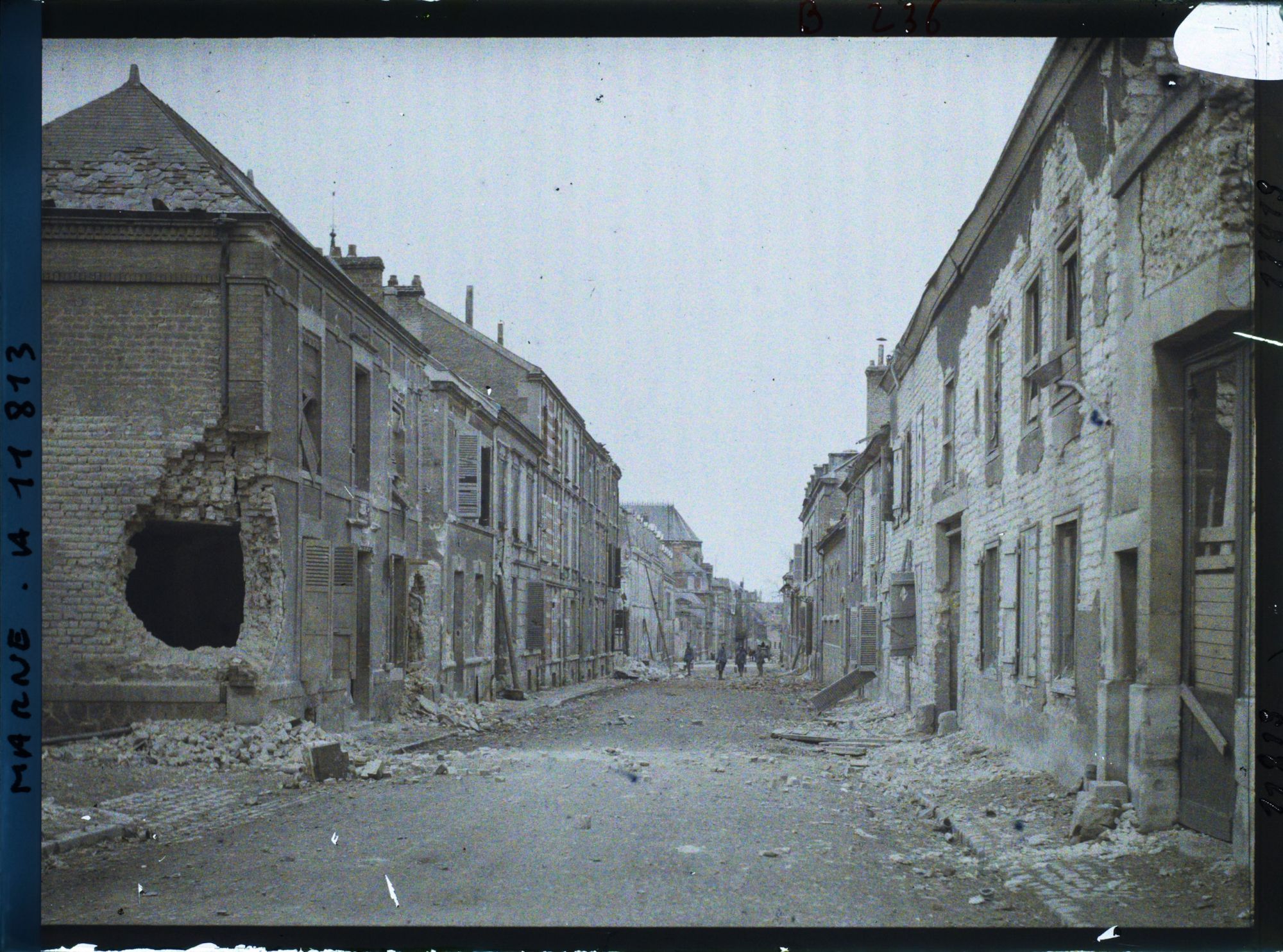 Image représentant France, Reims, Quartier de Bétheny (Bombardement du  4 avril 1917).