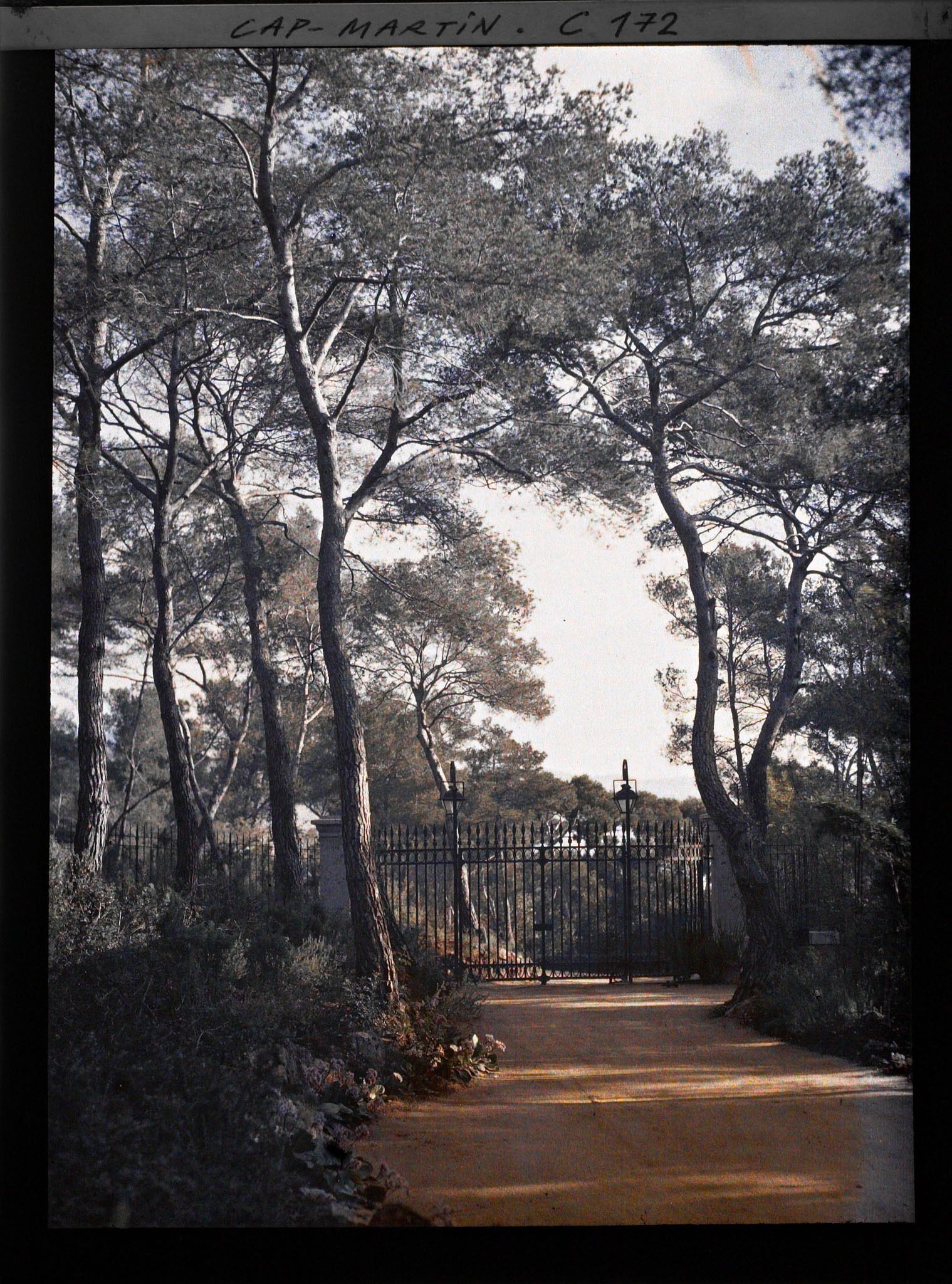 Image représentant Grille de la villa Kahn, appelée plus tard villa Zamir
