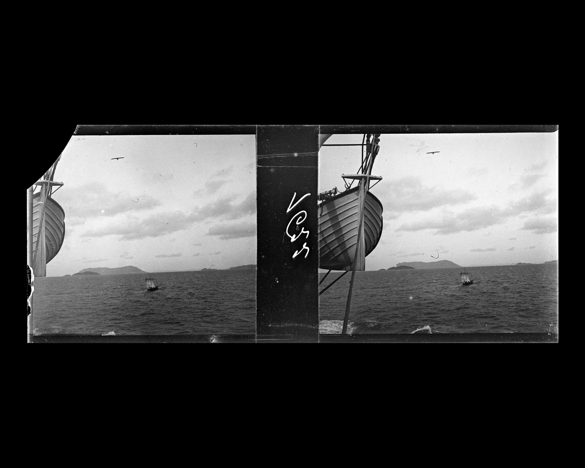 Image représentant Iles et voiliers sur la mer intérieure du Japon vue depuis le Koréa