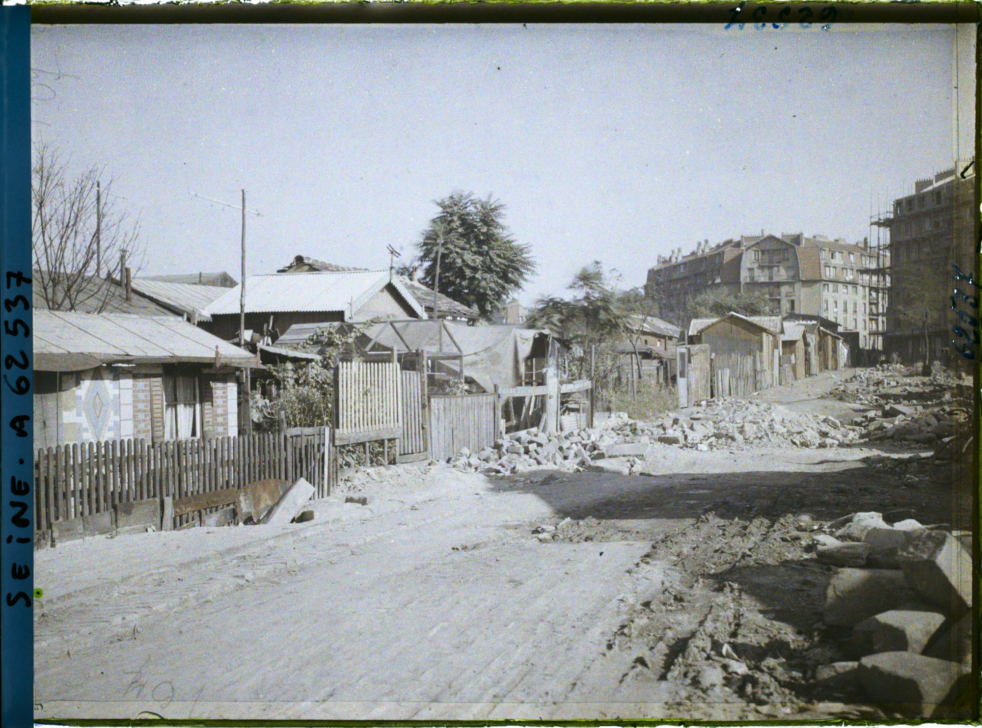Image représentant Vue de la "Zone" porte de Montmartre
