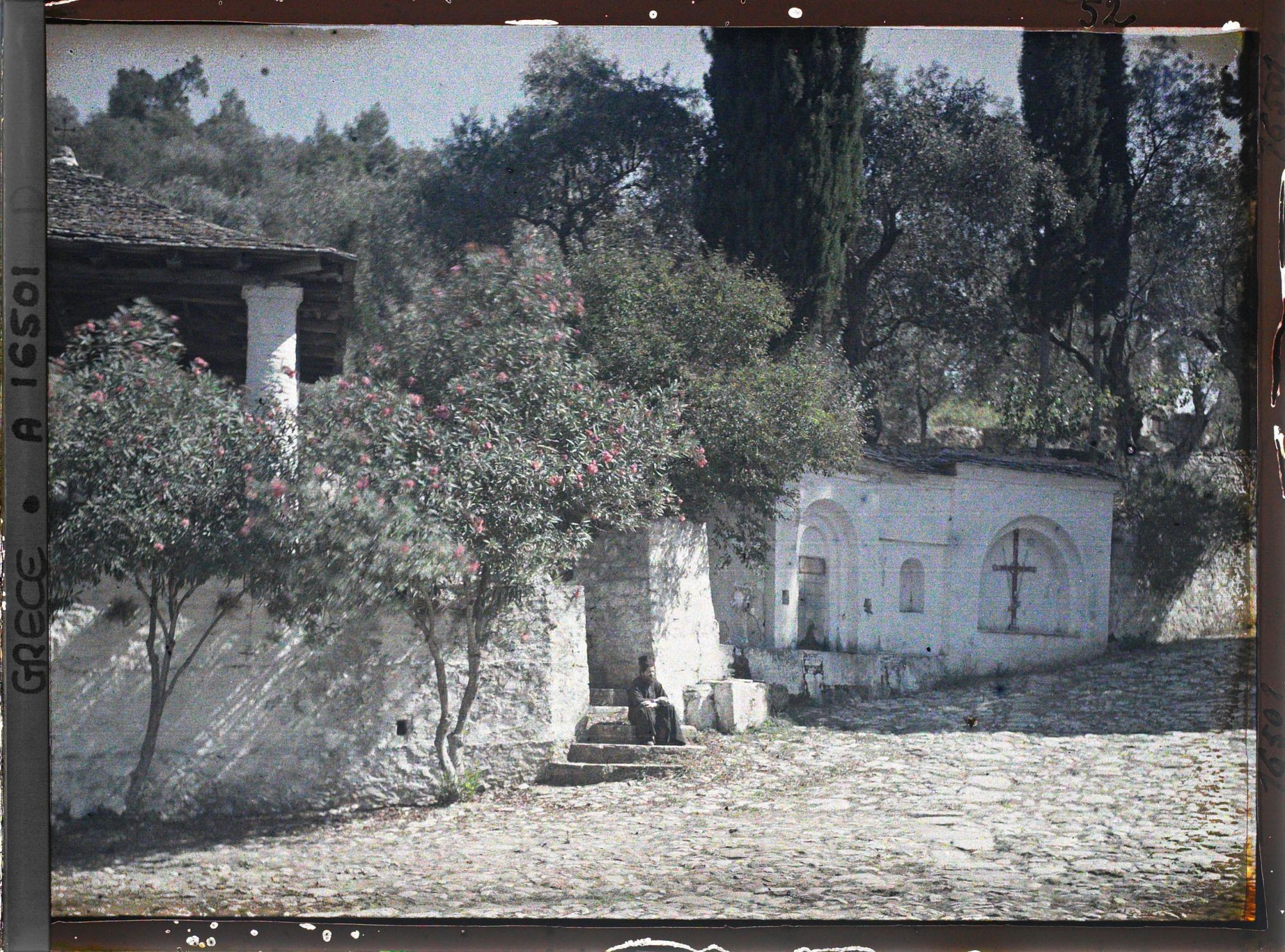 Image représentant Turquie, Hilendar, Petite maison à l'entrée du Monastère