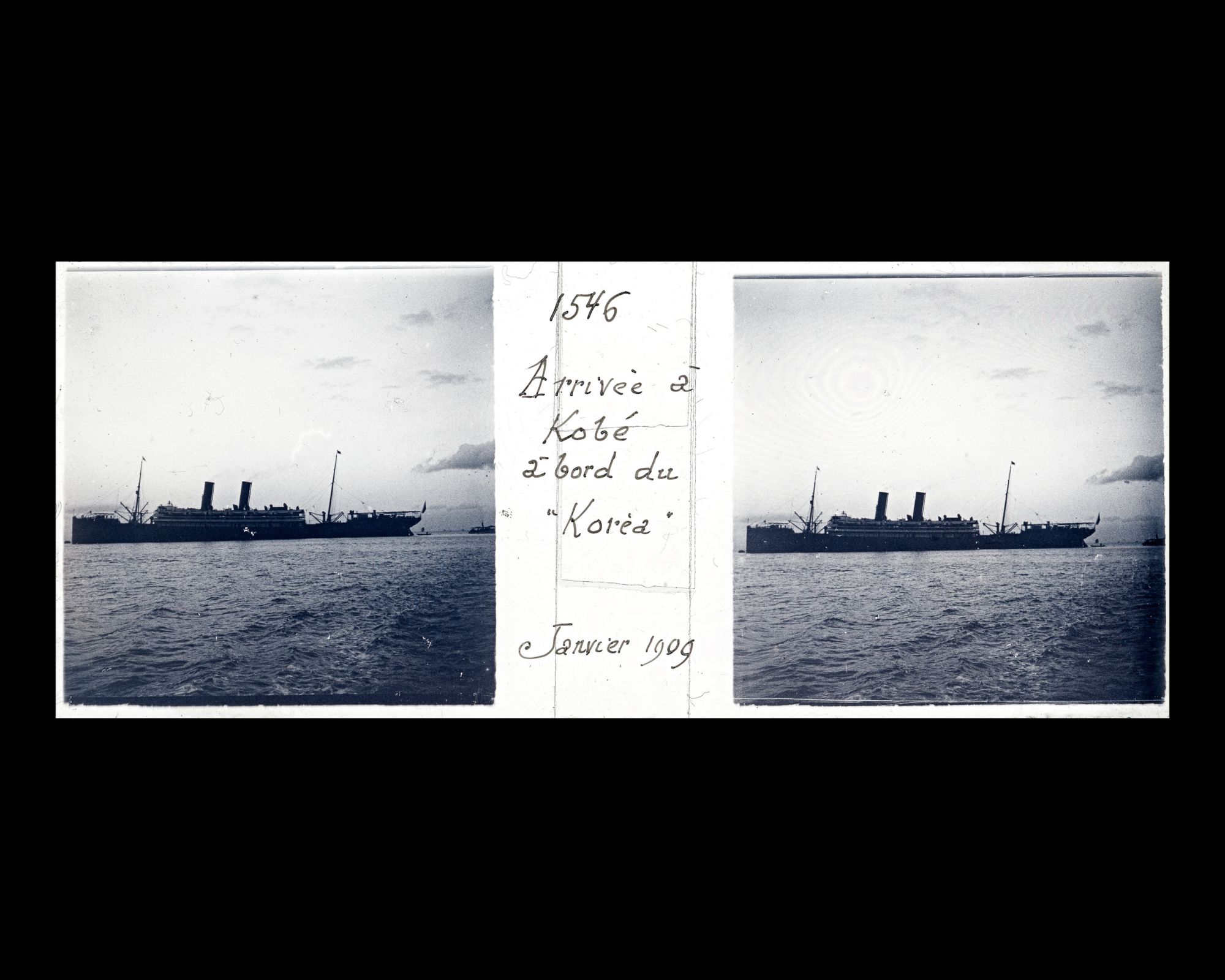 Image représentant Arrivée à Kobé à bord du "Koréa"