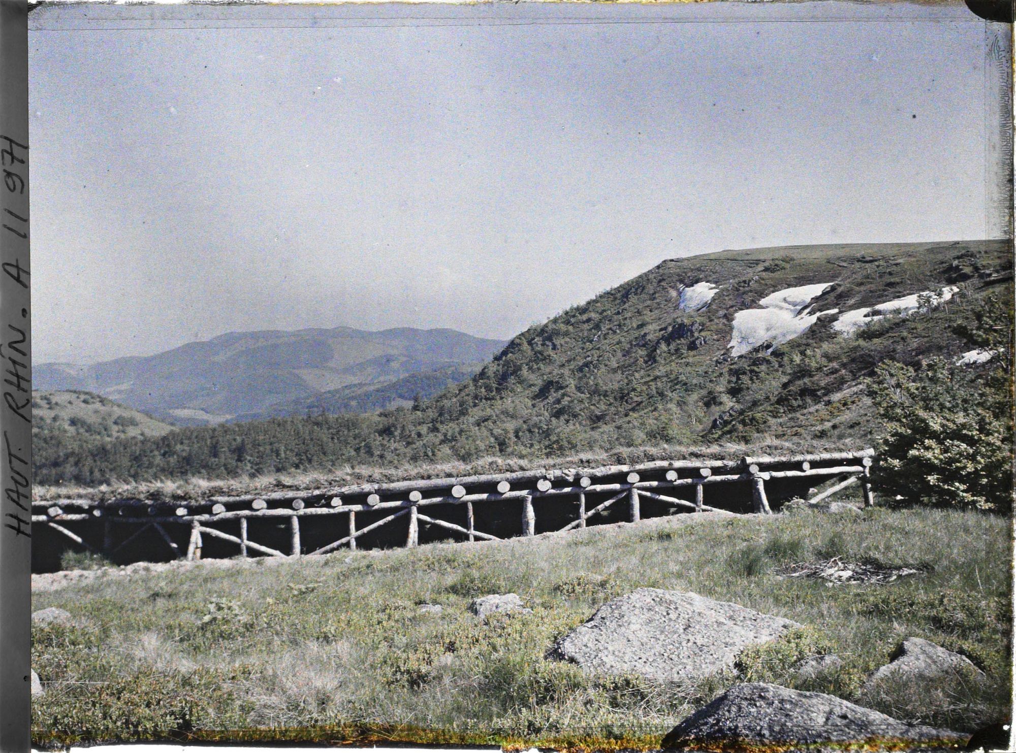 Image représentant Flanc nord du Ballon [d'Alsace], abris pour tirailleurs