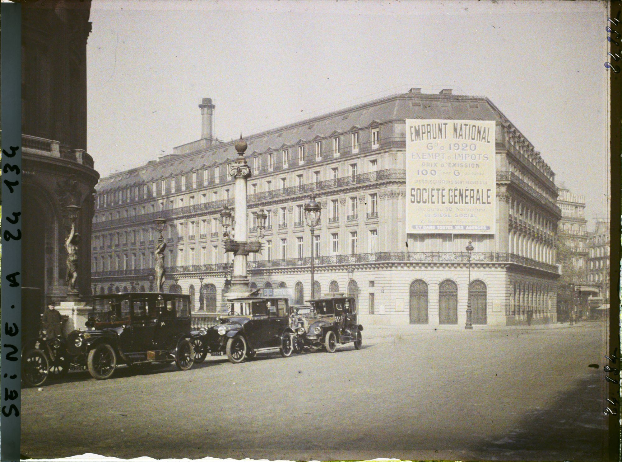 Image représentant Affiche pour l'emprunt national de 1920 de la Société Générale, place Jacques Rouché