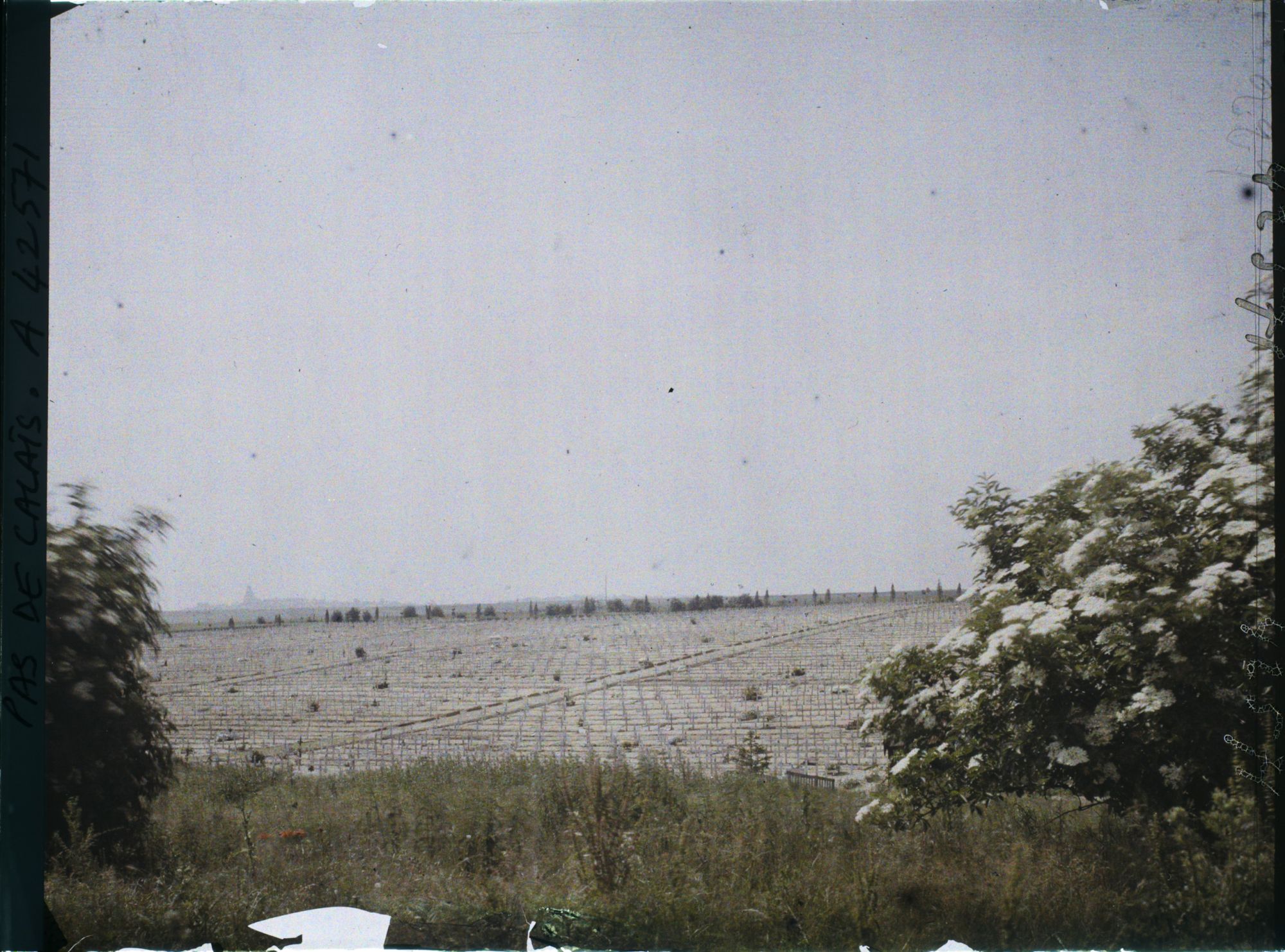 Image représentant France, Ablain-St Nazaire, Vue d'ensemble du Cimetière de la Targette
