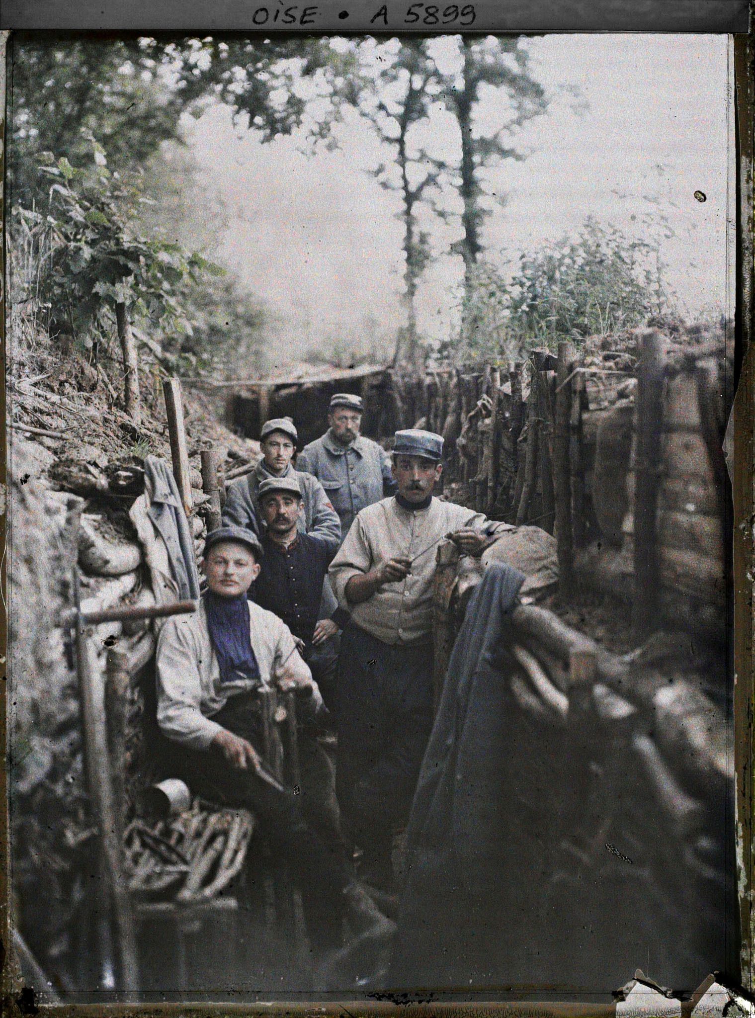 Image représentant Loisirs des poilus dans les tranchées.