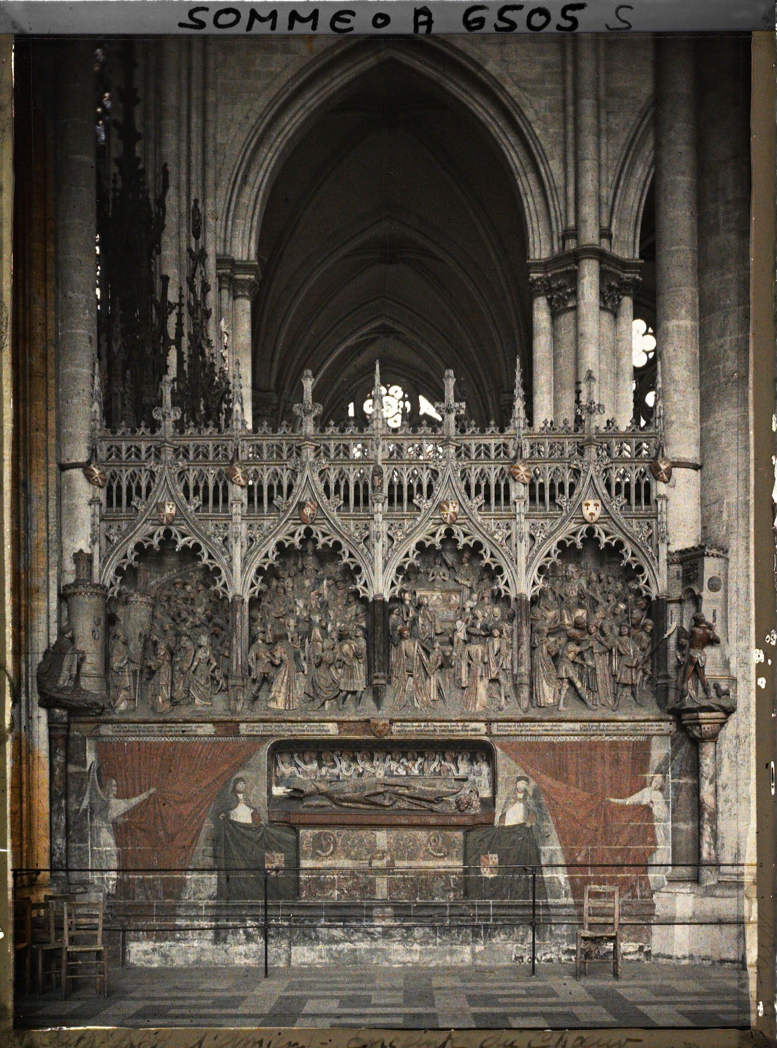 Image représentant France, Amiens, Enceinte du Choeur de la Cathédrale