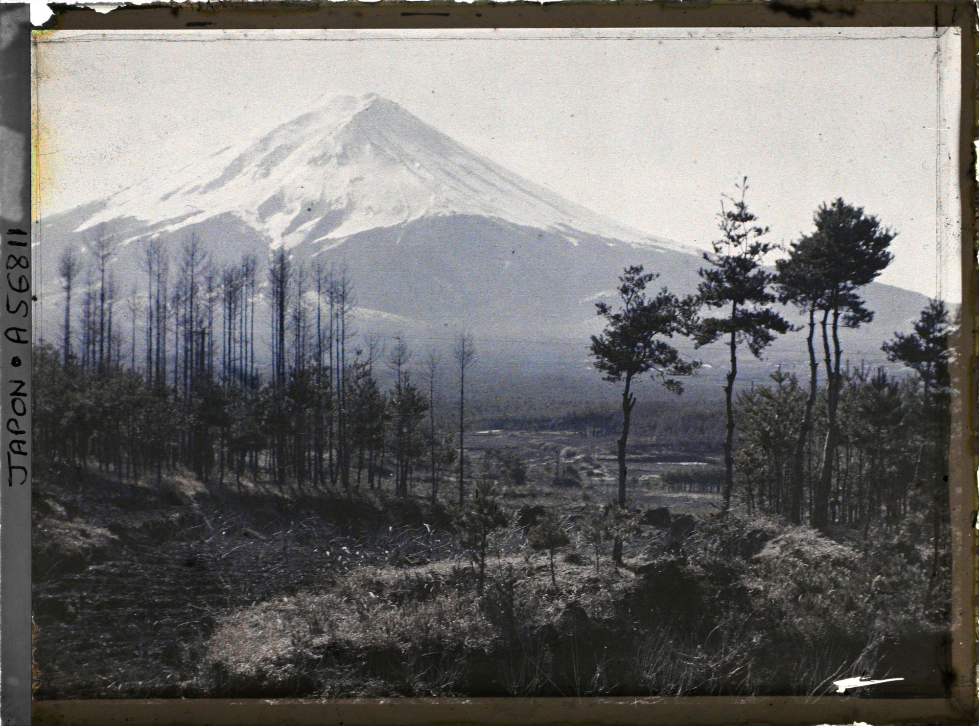 Image représentant La face nord-est du Mont Fuji (Fuji-san)