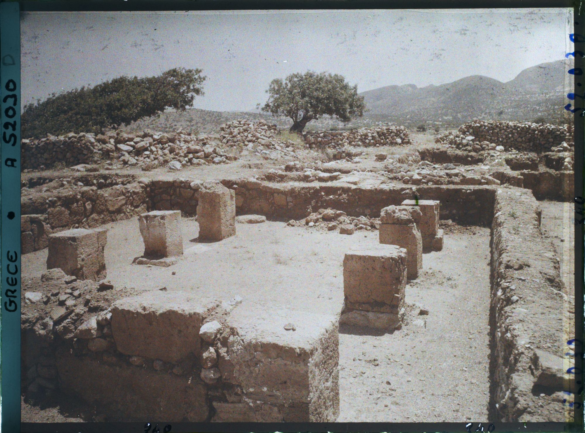 Image représentant Le palais, la salle des festins (?), juste au nord de la cour initiale