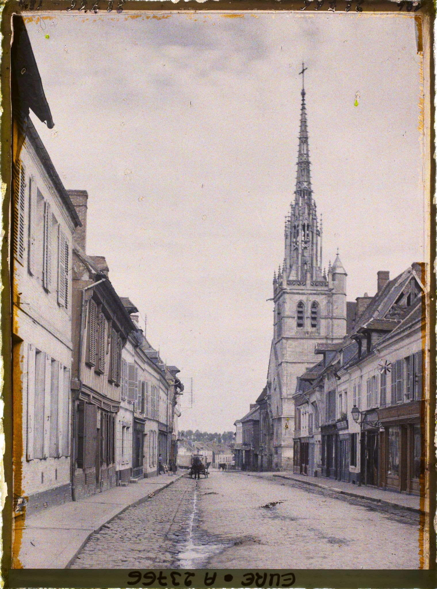Image représentant La rue Sainte-Foy et l'église