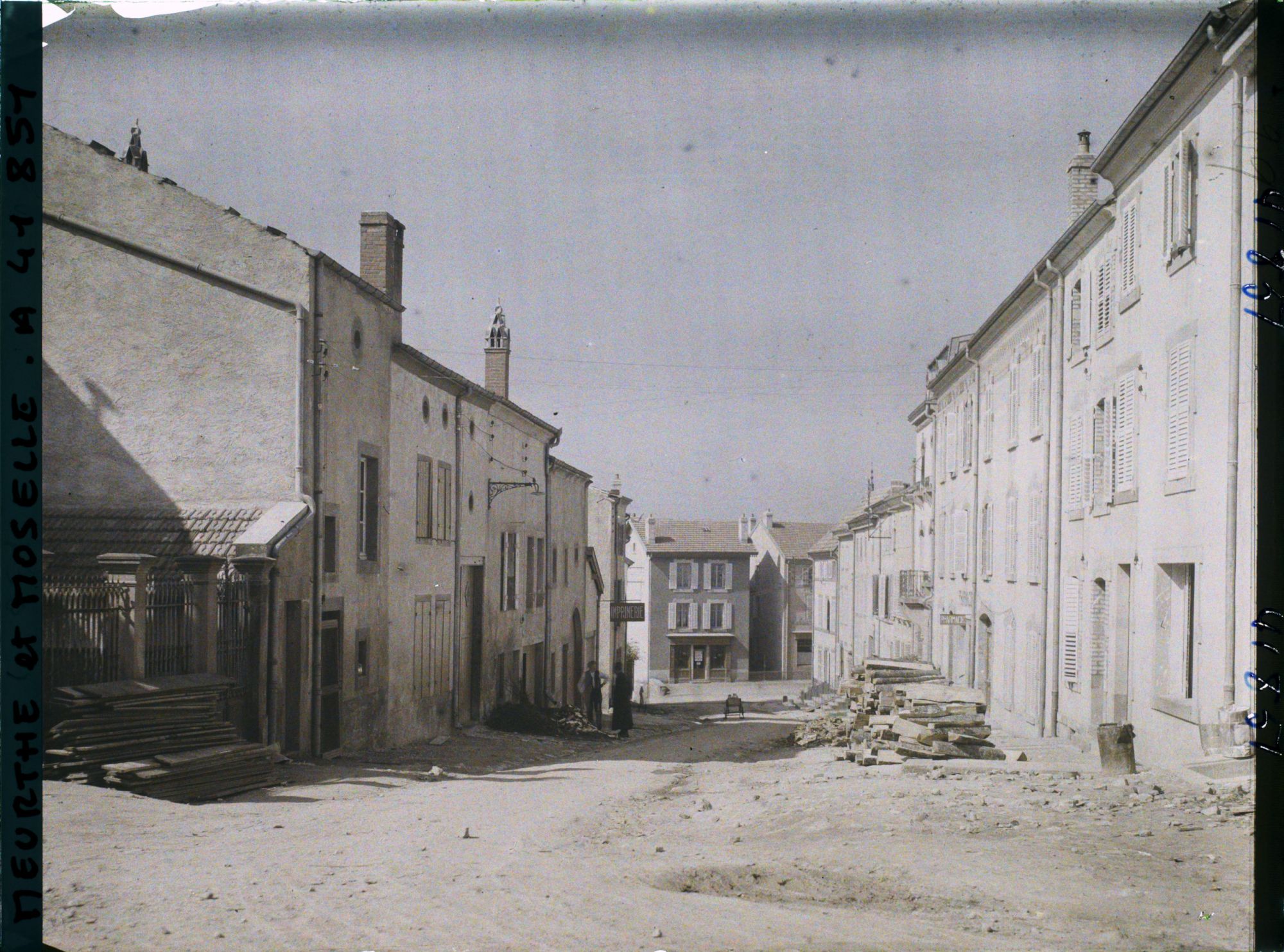 Image représentant France, Badonviller, Une Rue reconstruite