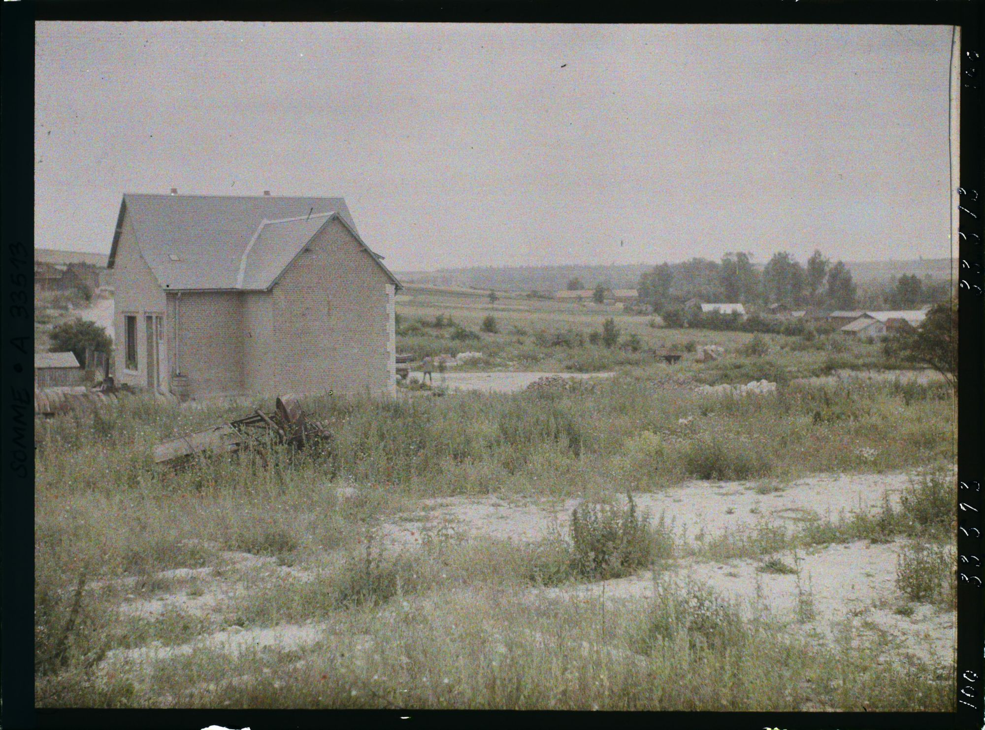 Image représentant France, Curlu, Maison reconstruite et aspect du Pays
