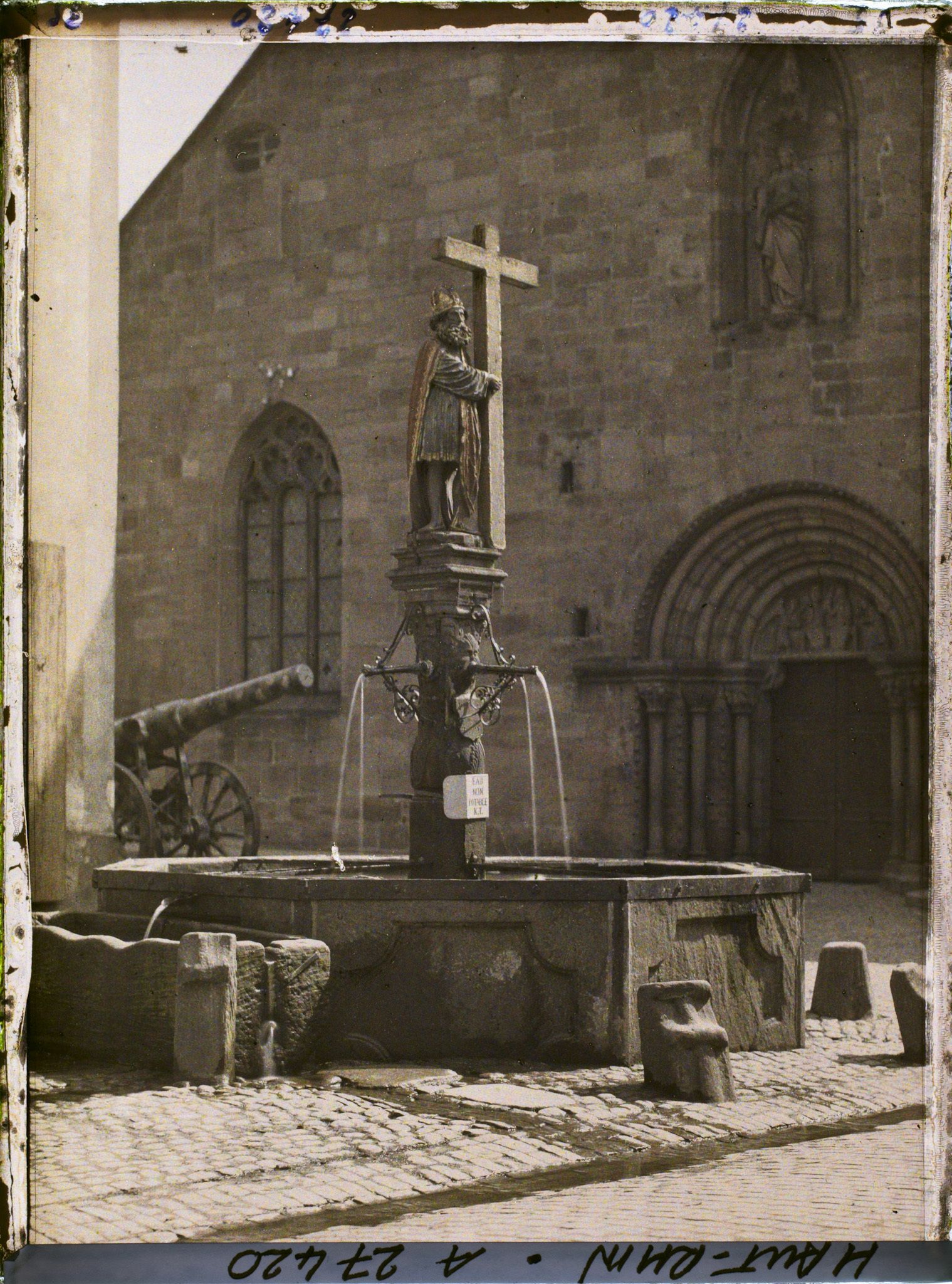 Image représentant France, Kaysersberg, La vieille fontaine